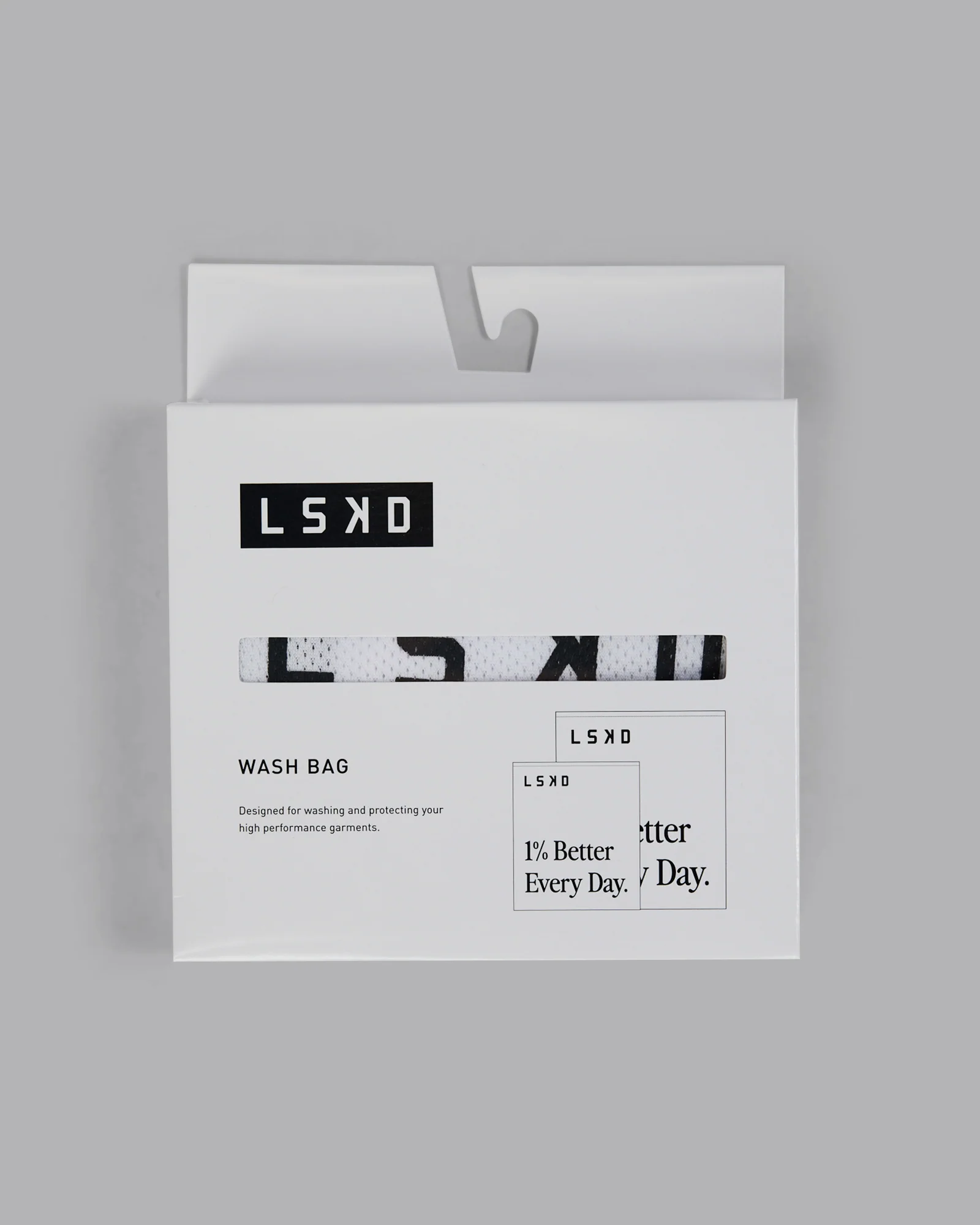 1% Better Wash Bag Set - White-Black - Image 6