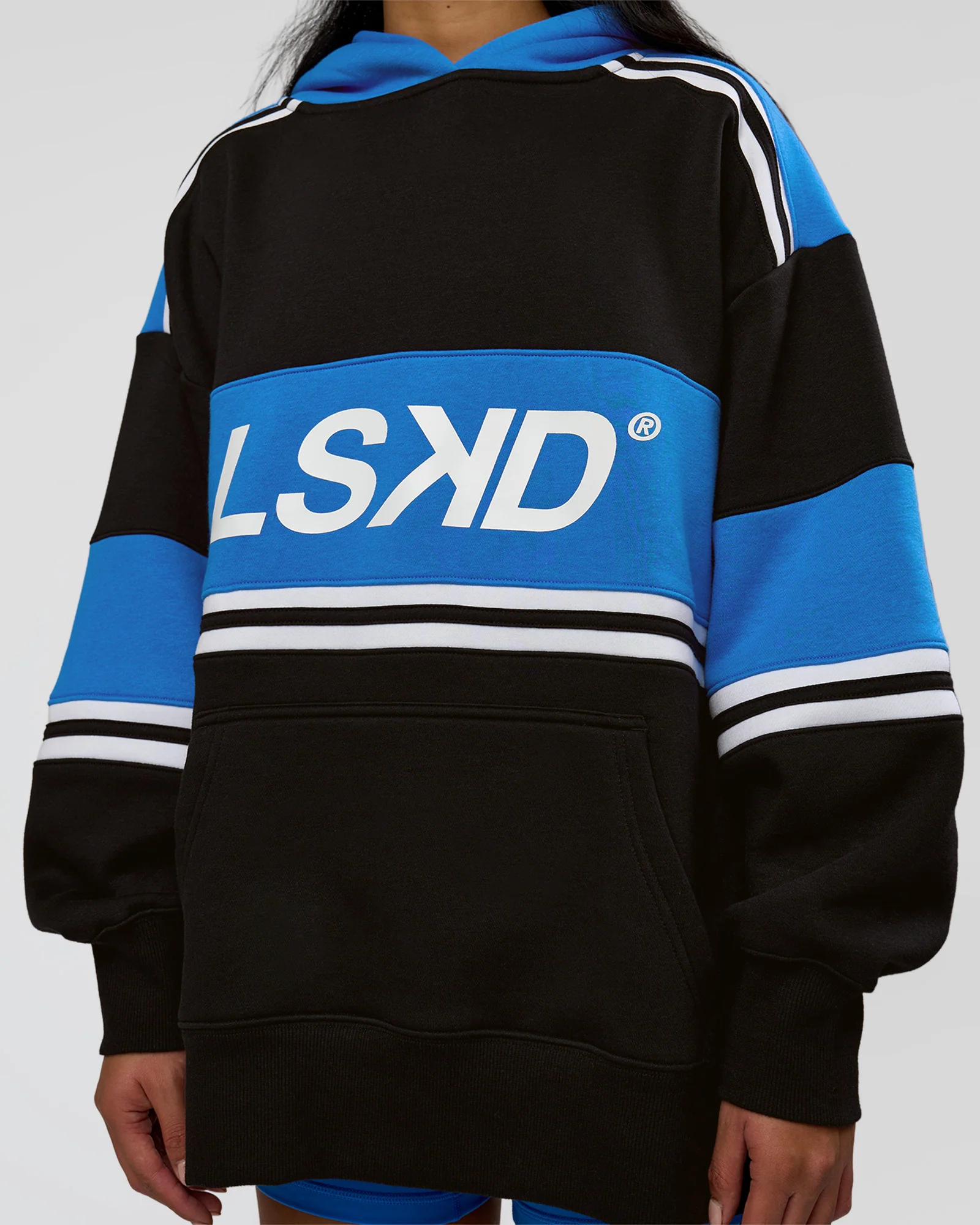 A-Team Oversized Hoodie - Caviar-Palace Blue - Image 10