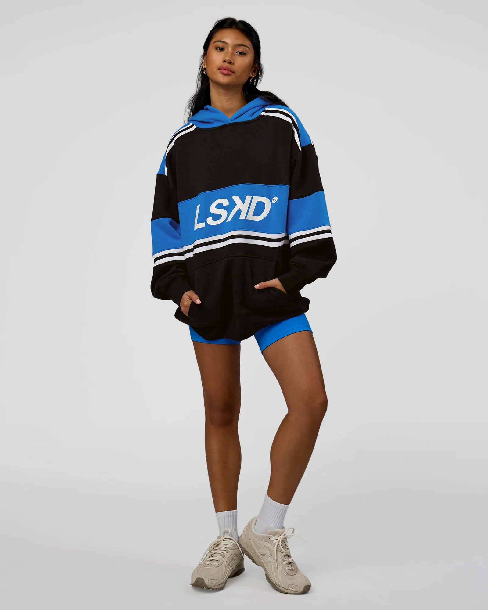 A-Team Oversized Hoodie - Caviar-Palace Blue - Image 12