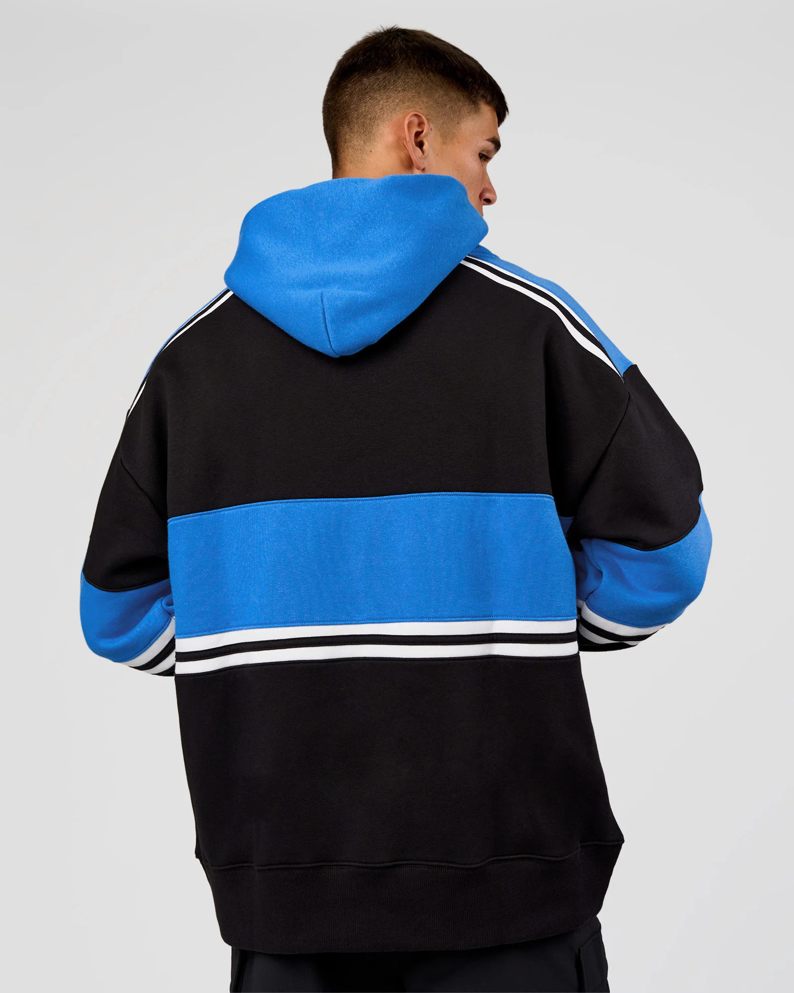 A-Team Oversized Hoodie - Caviar-Palace Blue - Image 6