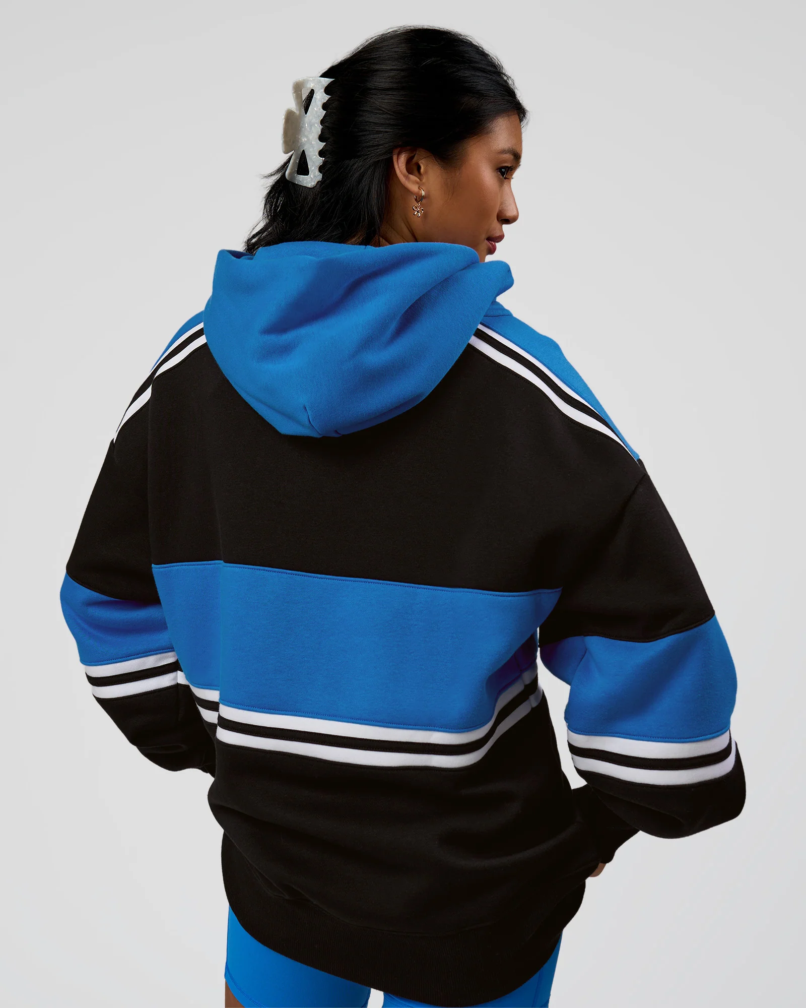 A-Team Oversized Hoodie - Caviar-Palace Blue - Image 8