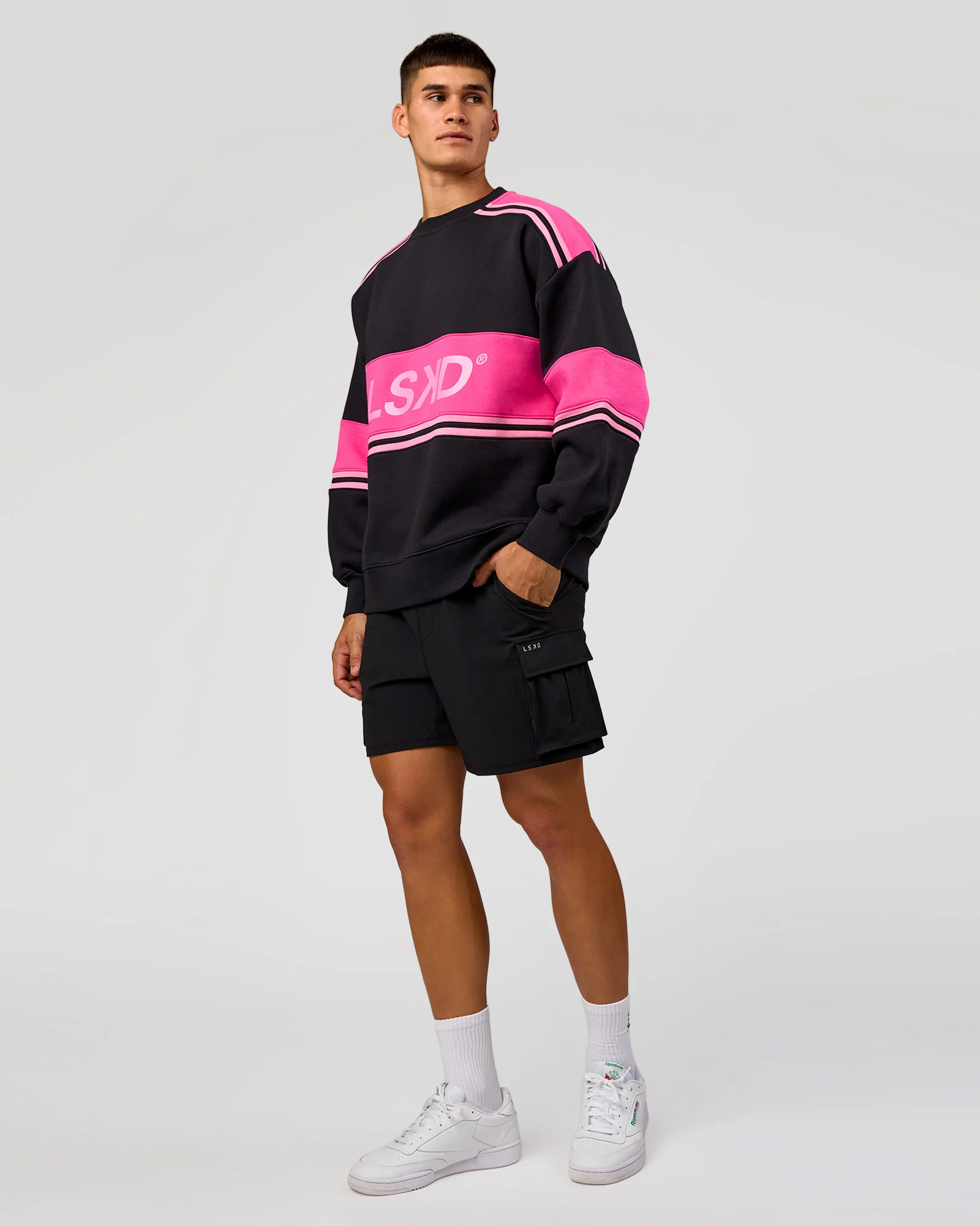 A-Team Sweater Oversize - Caviar-Ultra Pink-Candy Pink - Image 5