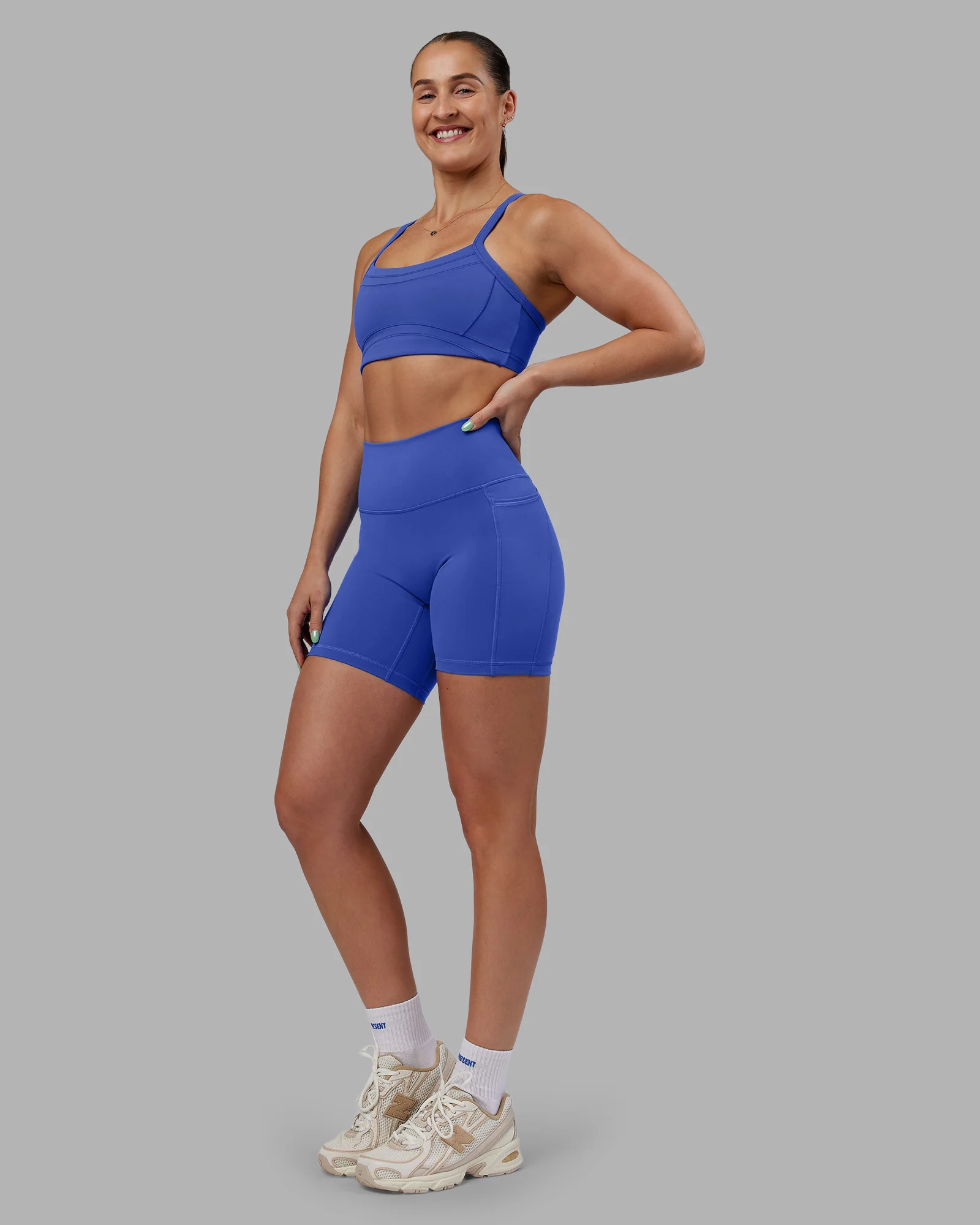 Abs Ignite Sports Bra - Power Cobalt - Image 3