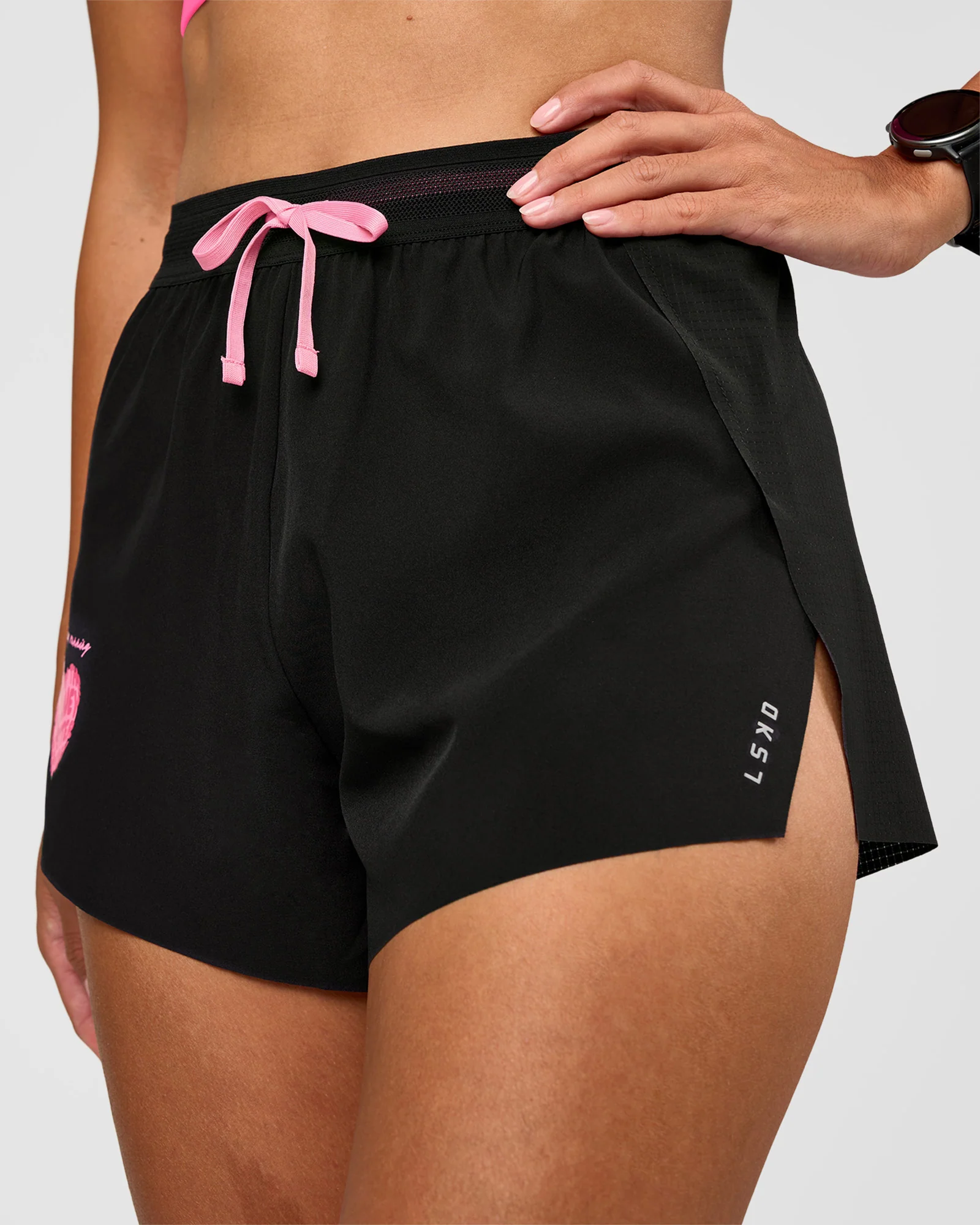 Accelerate 3" High-Rise Running Short - Black-Enjoy The Journey - Image 9
