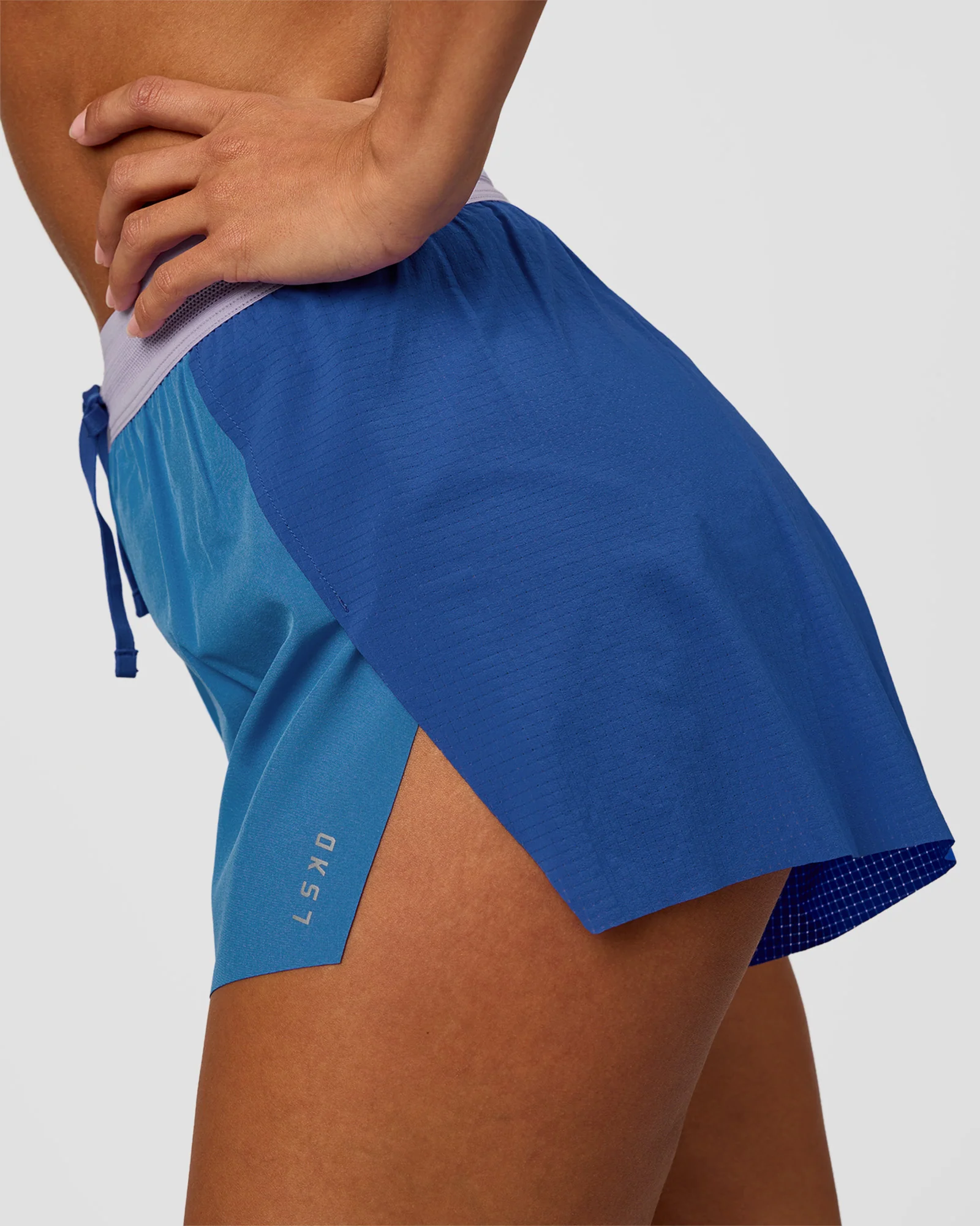 Accelerate 3" High-Rise Running Short - Electric Indigo-Multi - Image 3