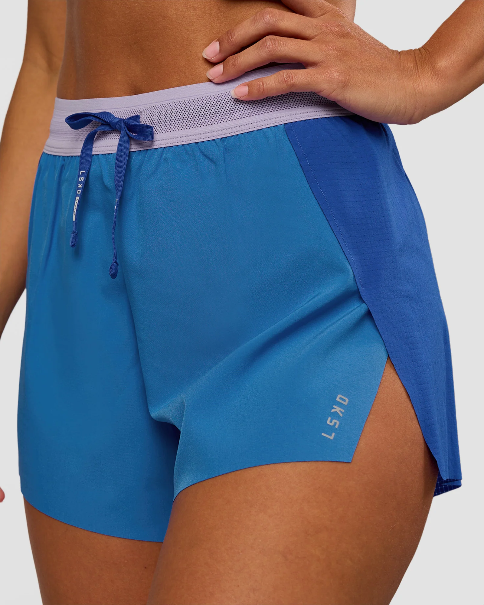 Accelerate 3" High-Rise Running Short - Electric Indigo-Multi - Image 6