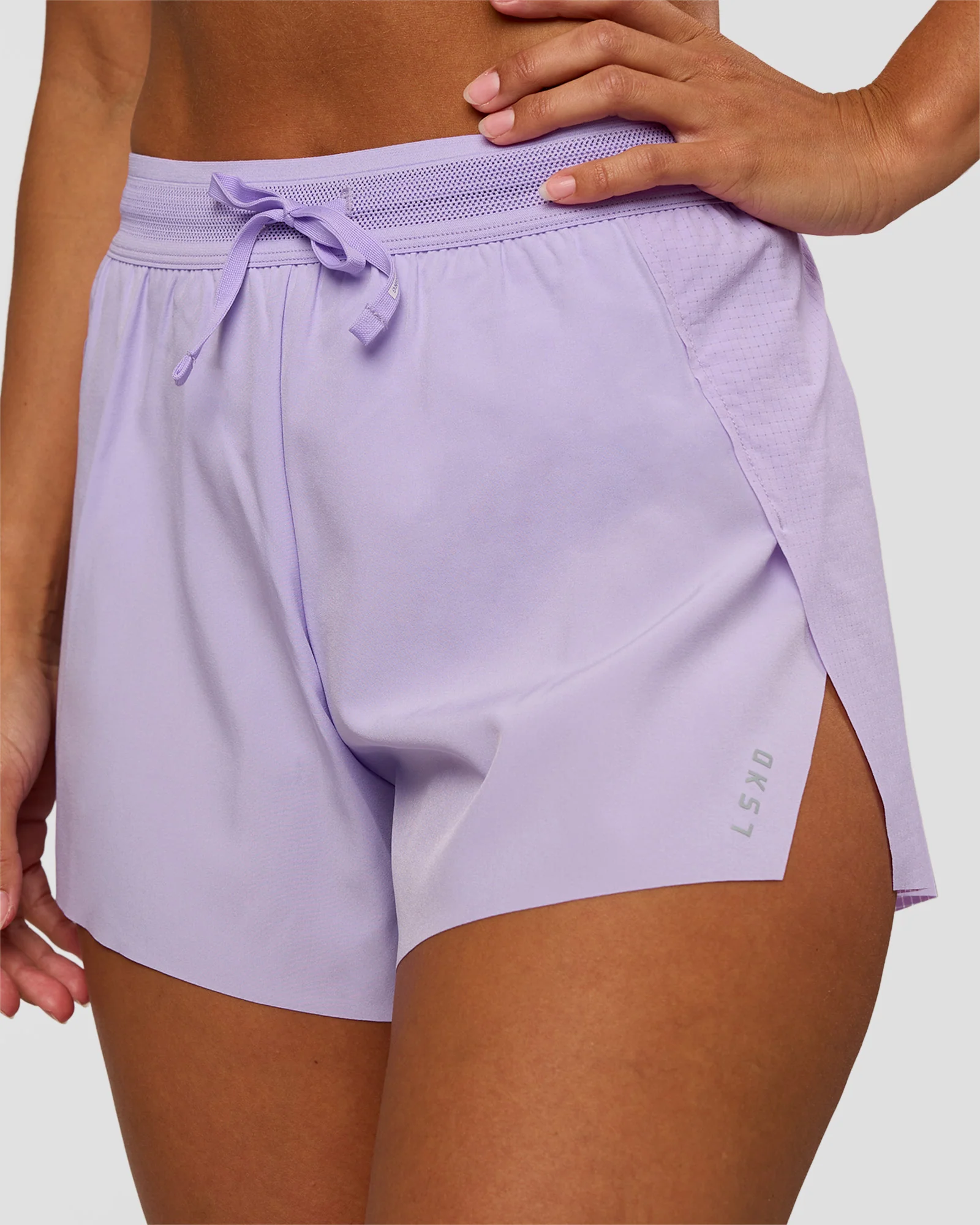 Accelerate 3" High-Rise Running Short - Pale Lilac - Image 2