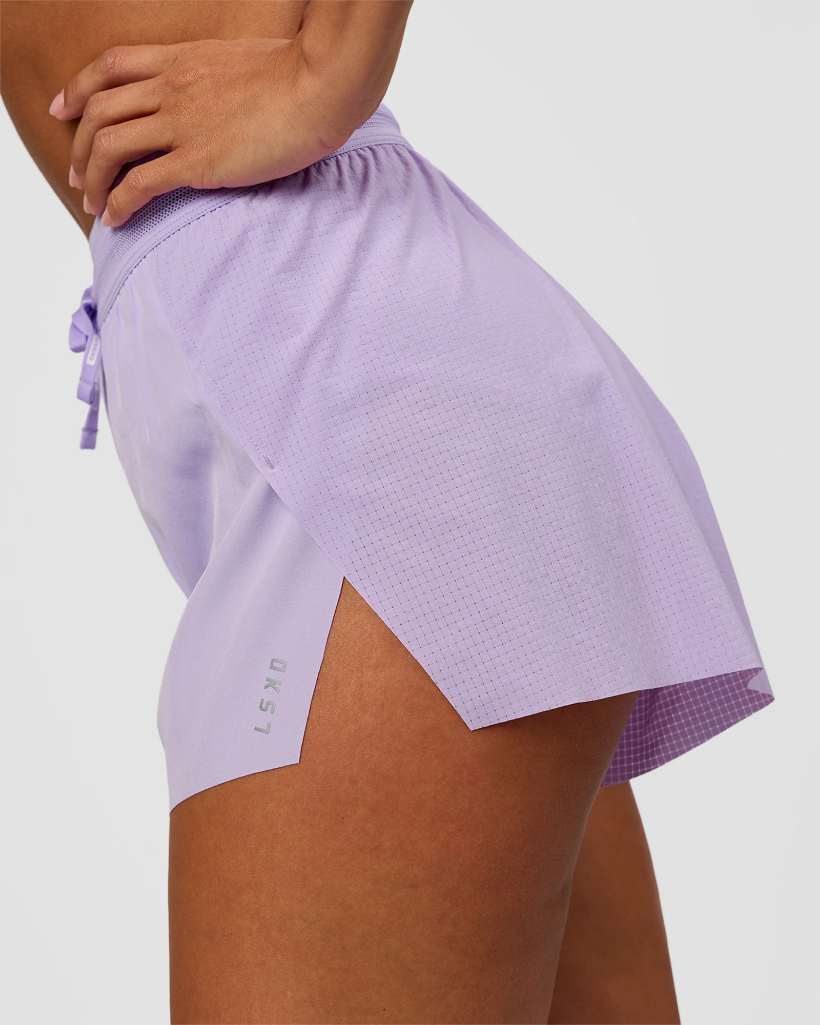 Accelerate 3" High-Rise Running Short - Pale Lilac - Image 6