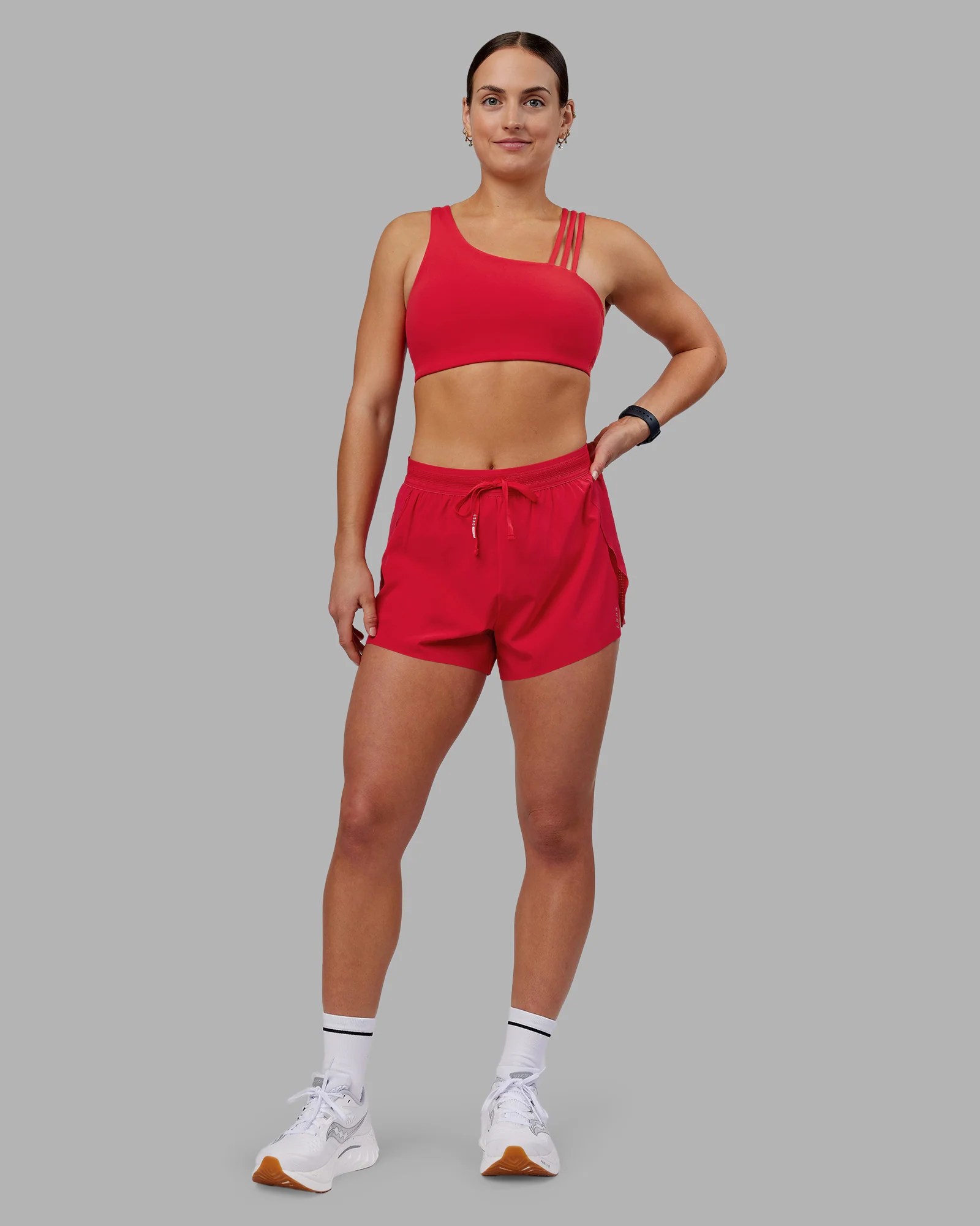 Accelerate 3" High-Rise Running Short - Scarlet - Image 4