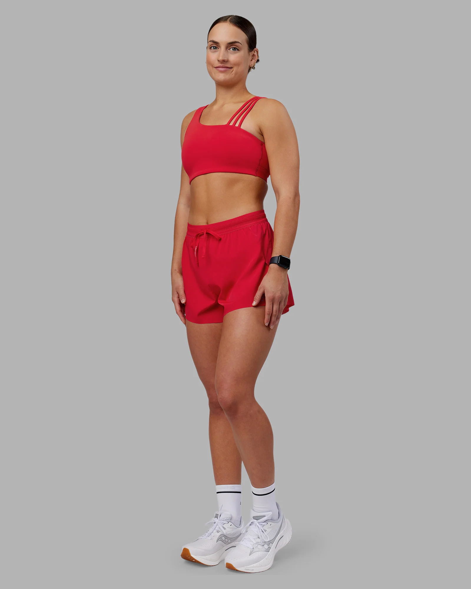 Accelerate 3" High-Rise Running Short - Scarlet - Image 7