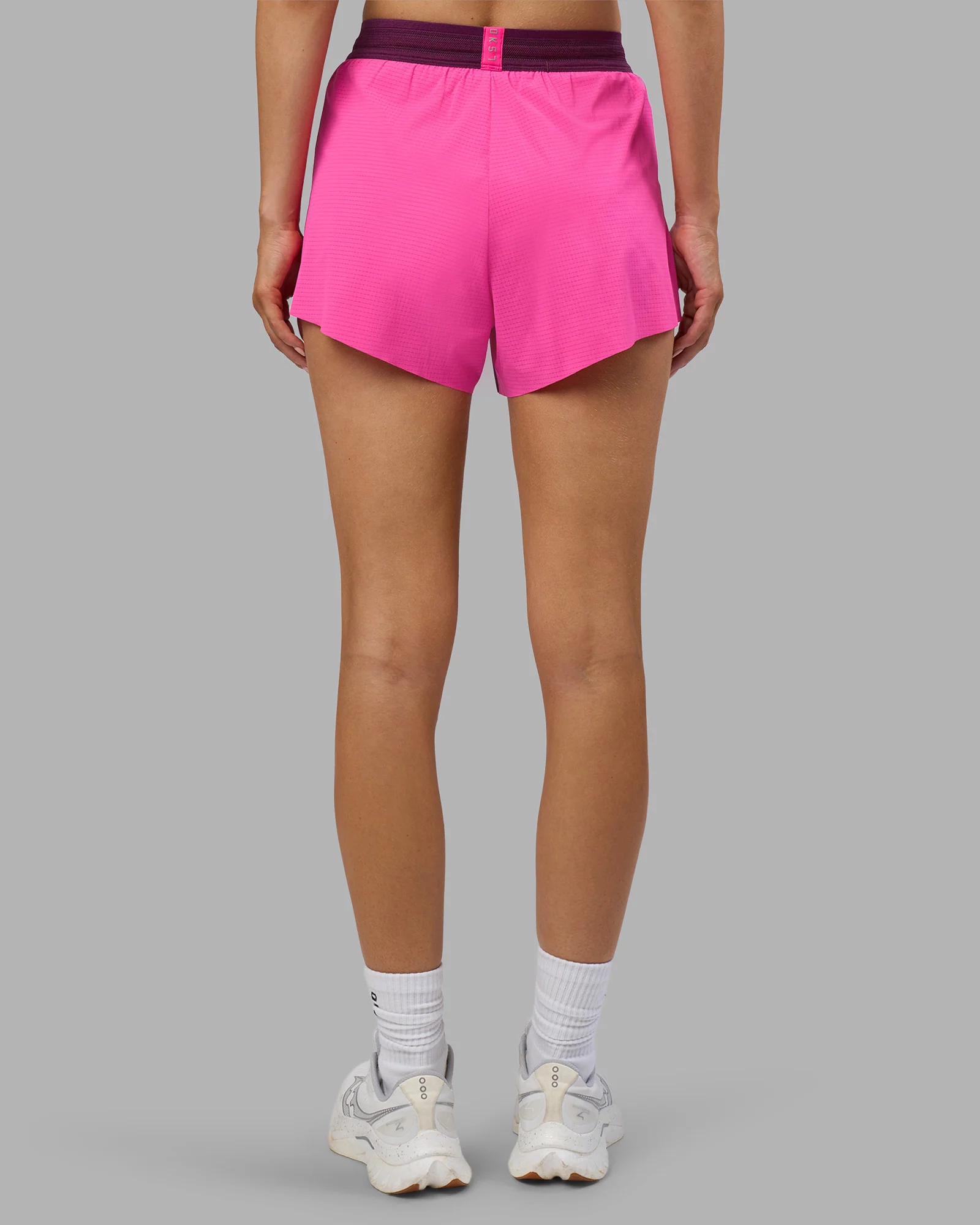 Accelerate 3" High-Rise Running Short - Ultra Pink-Plum Caspia - Image 4