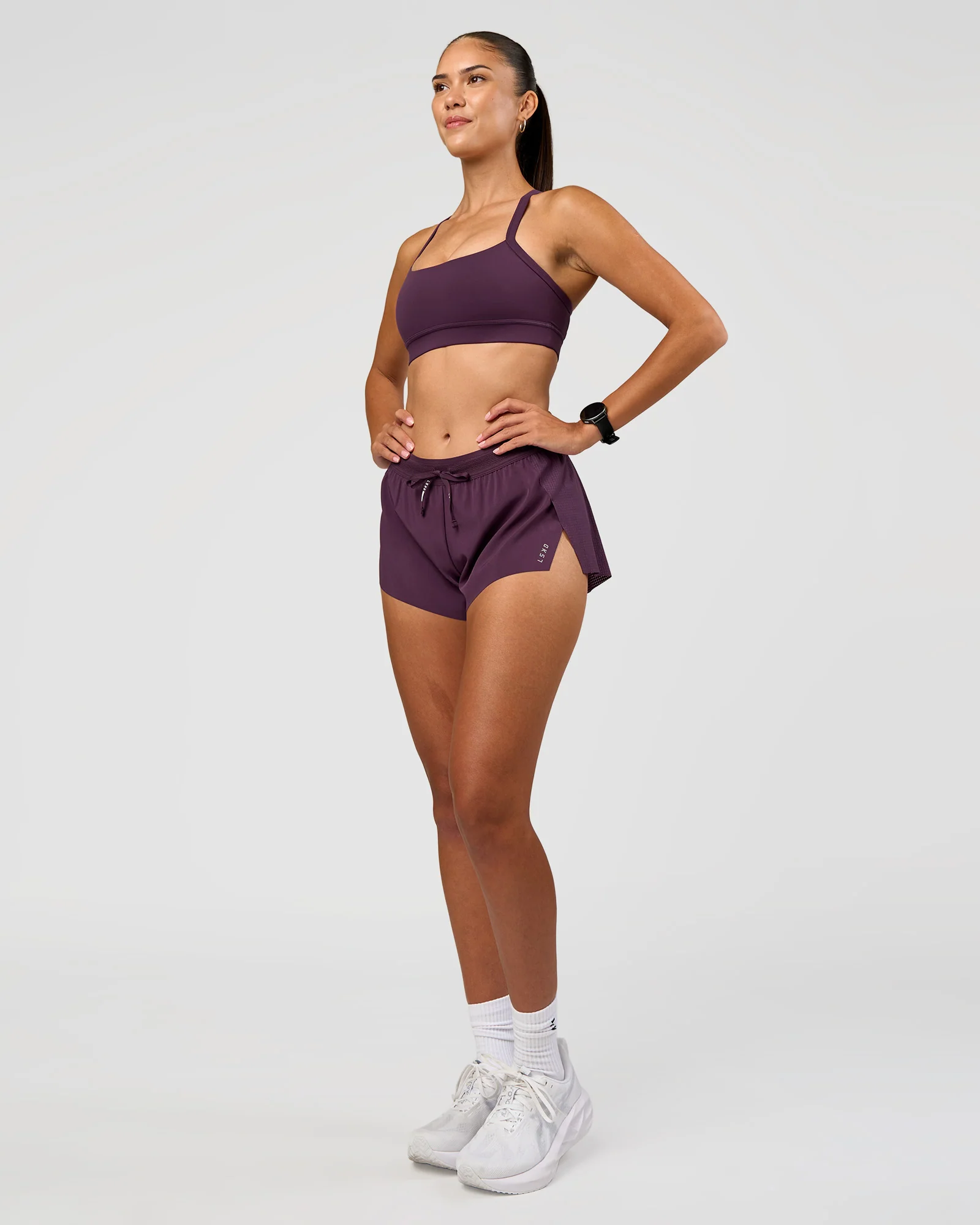 Accelerate 3" Mid-Rise Running Short - Midnight Plum - Image 10