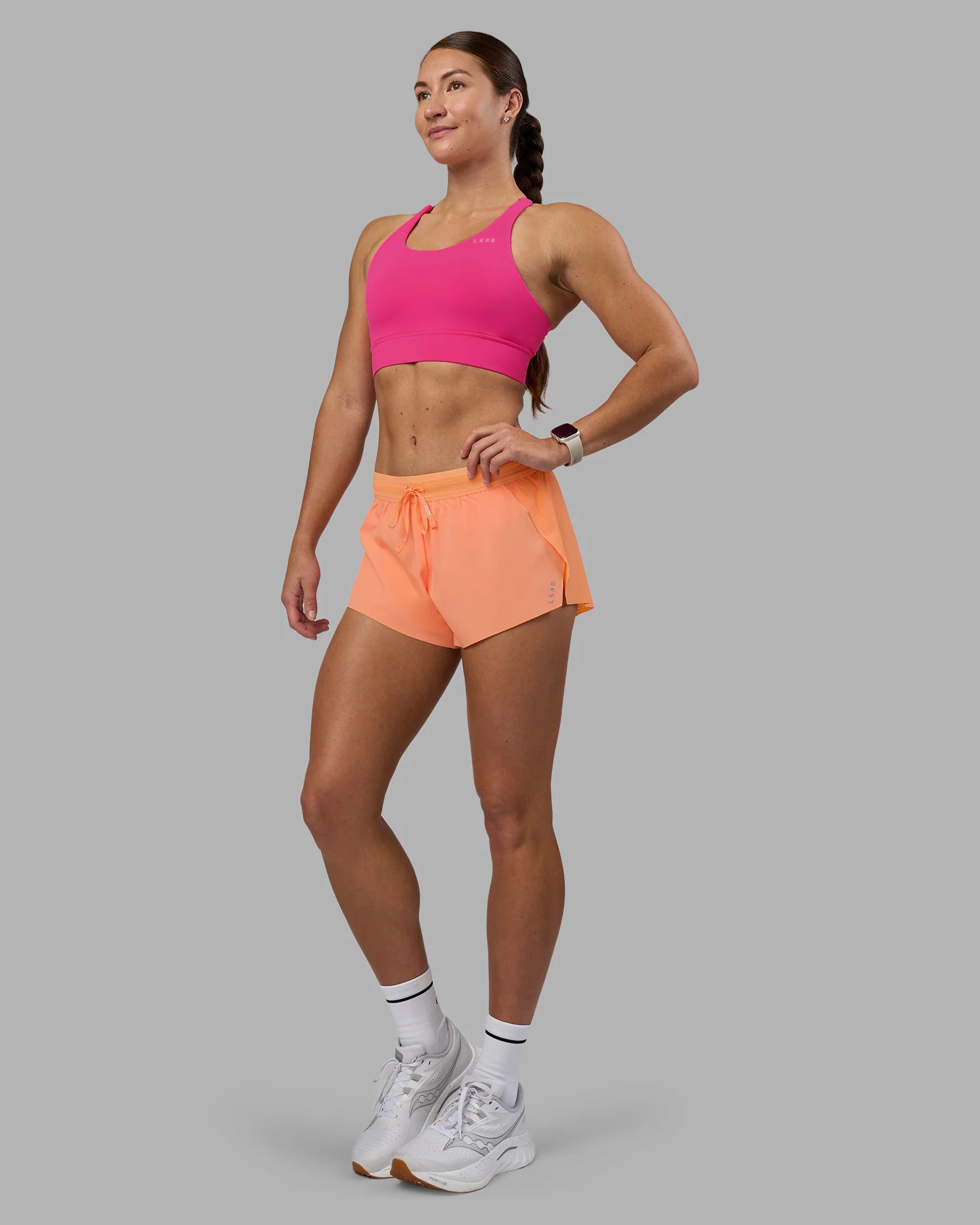 Accelerate 3" Mid-Rise Running Short - Cantaloupe - Image 8