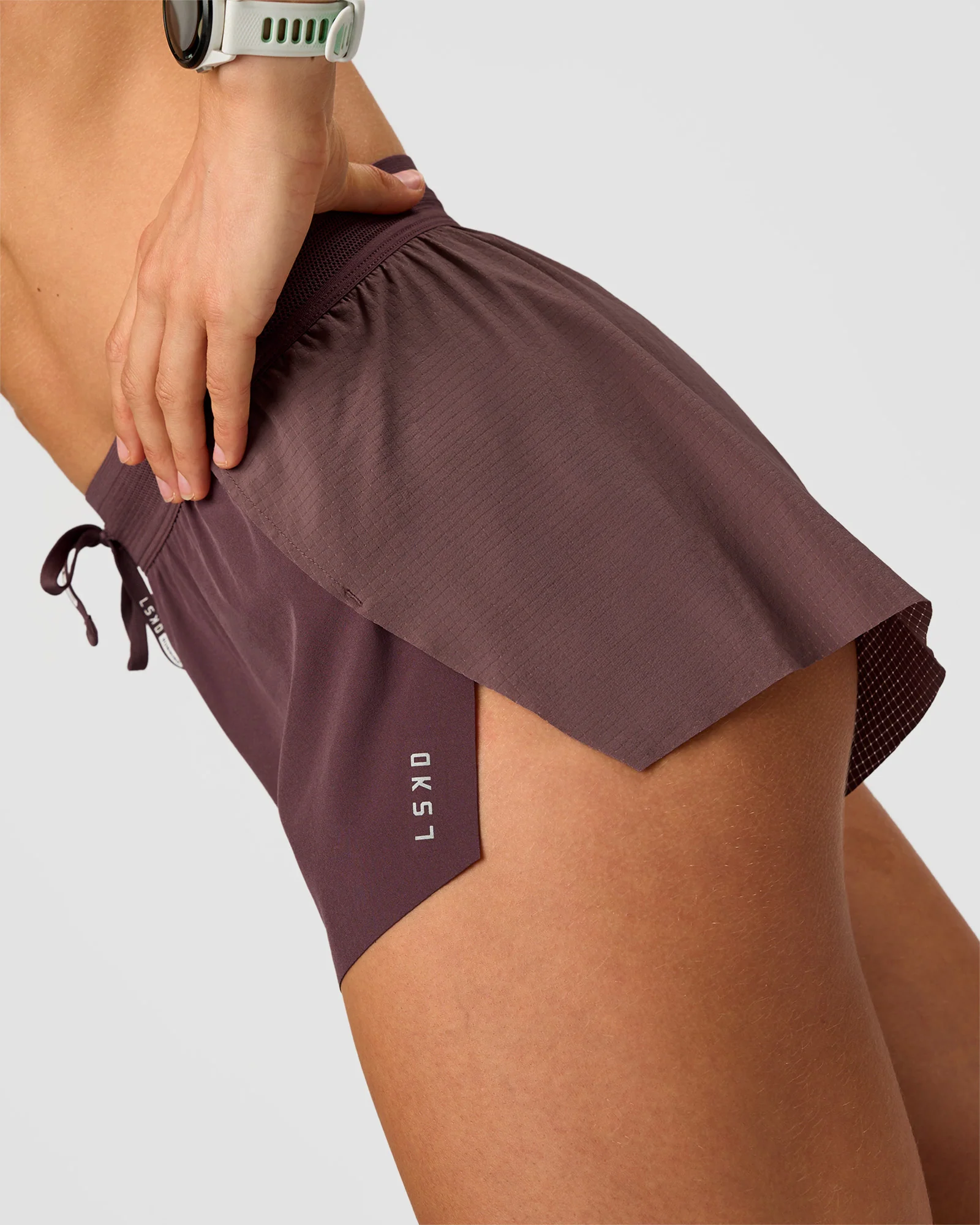 Accelerate 3" Mid-Rise Running Short - Cocoa Powder - Image 5