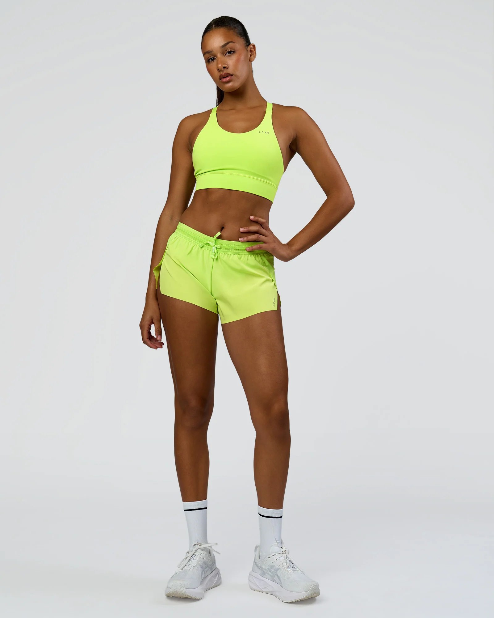 Accelerate 3" Mid-Rise Running Short - Hyper Green - Image 10