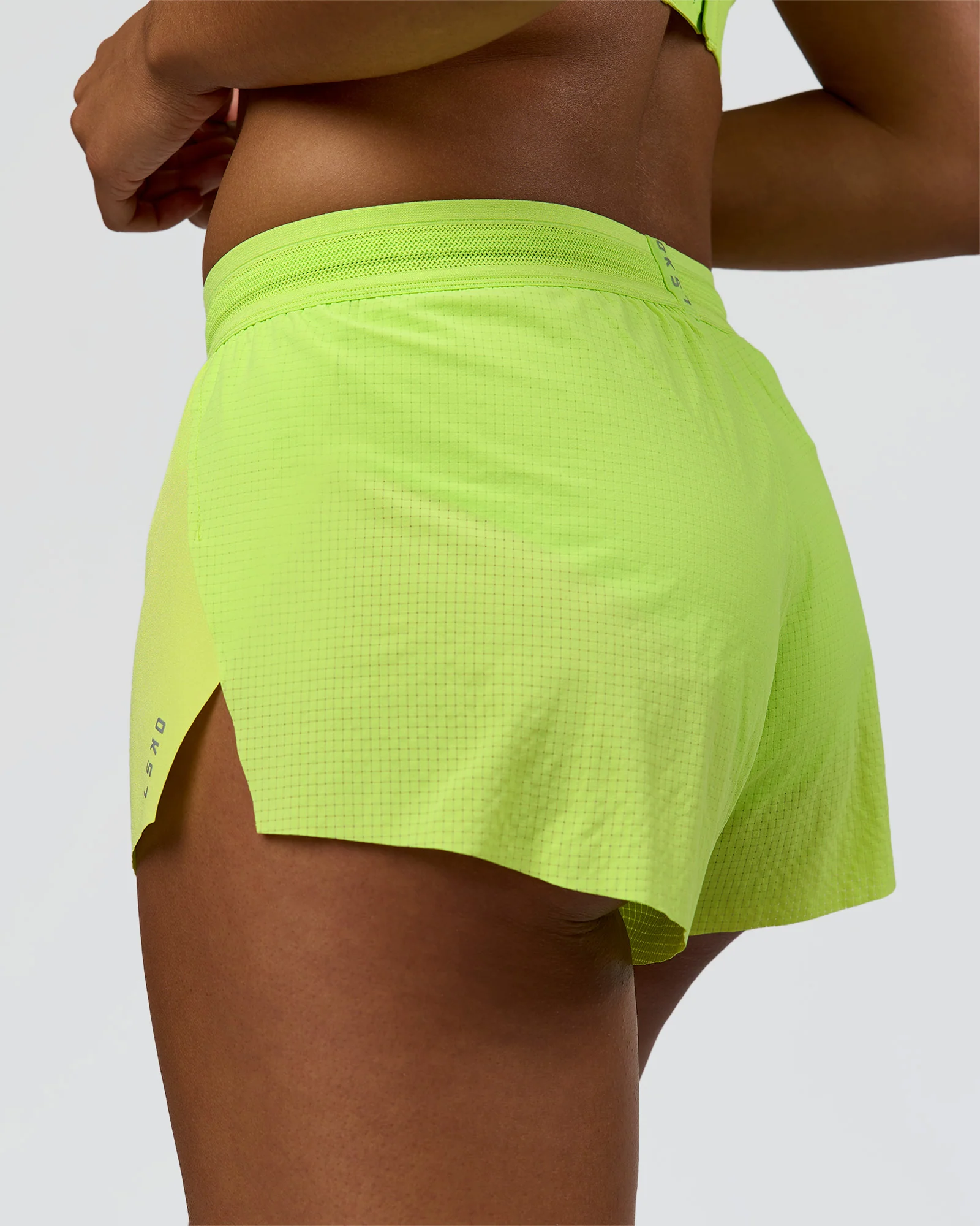 Accelerate 3" Mid-Rise Running Short - Hyper Green - Image 3
