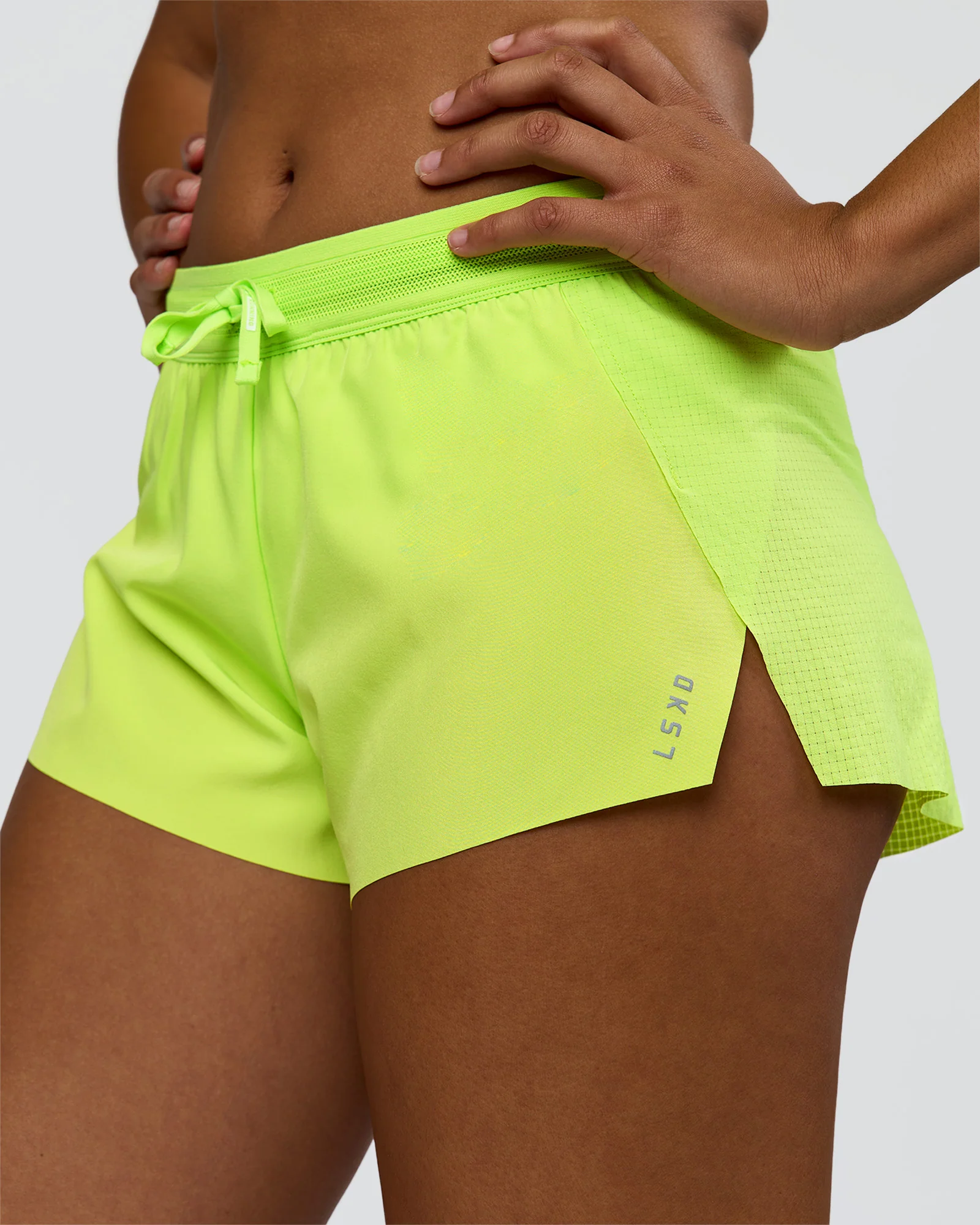 Accelerate 3" Mid-Rise Running Short - Hyper Green - Image 6
