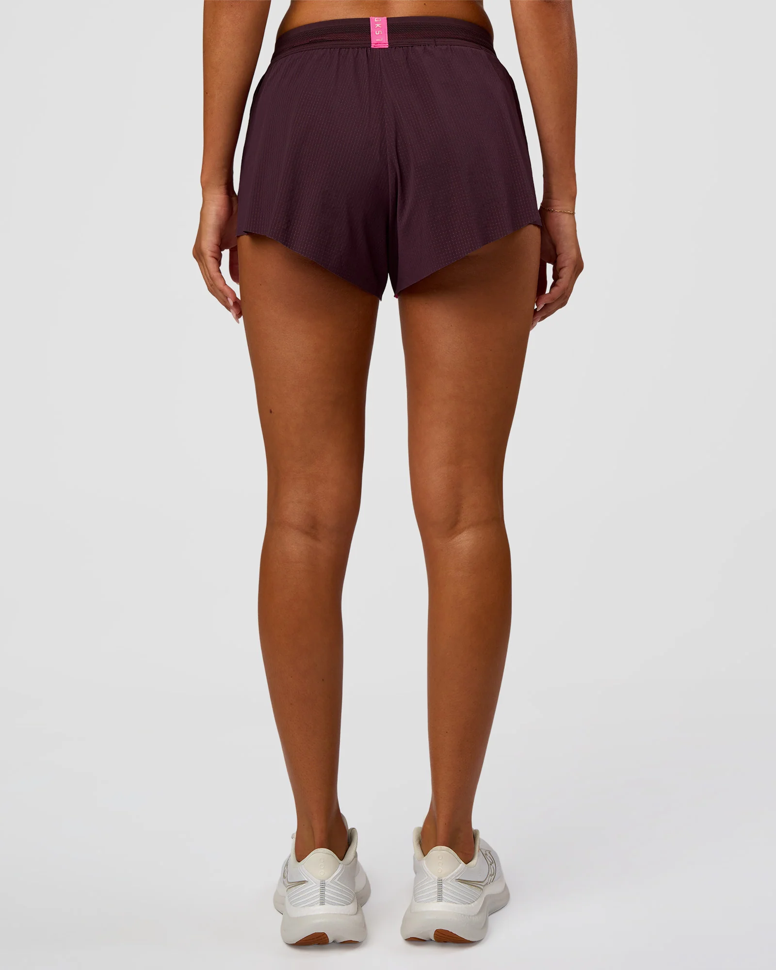Accelerate 3" Mid-Rise Running Short - Midnight Plum-Sugar Plum - Image 4