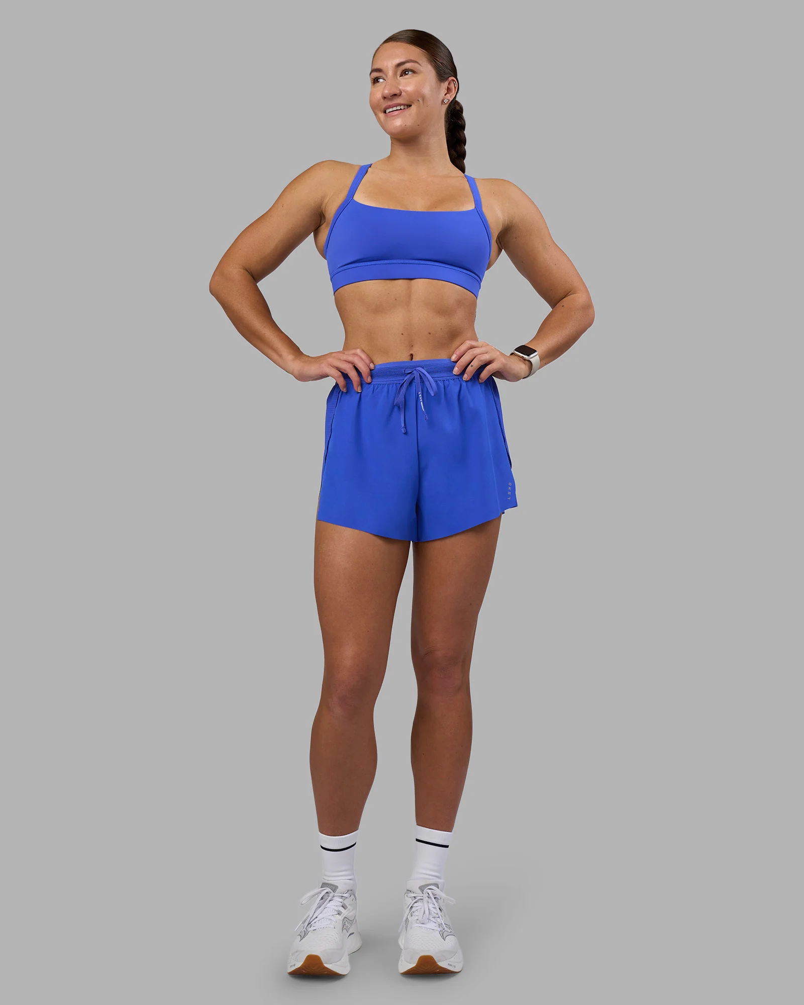 Accelerate 3" High-Rise Running Short - Power Cobalt - Image 6