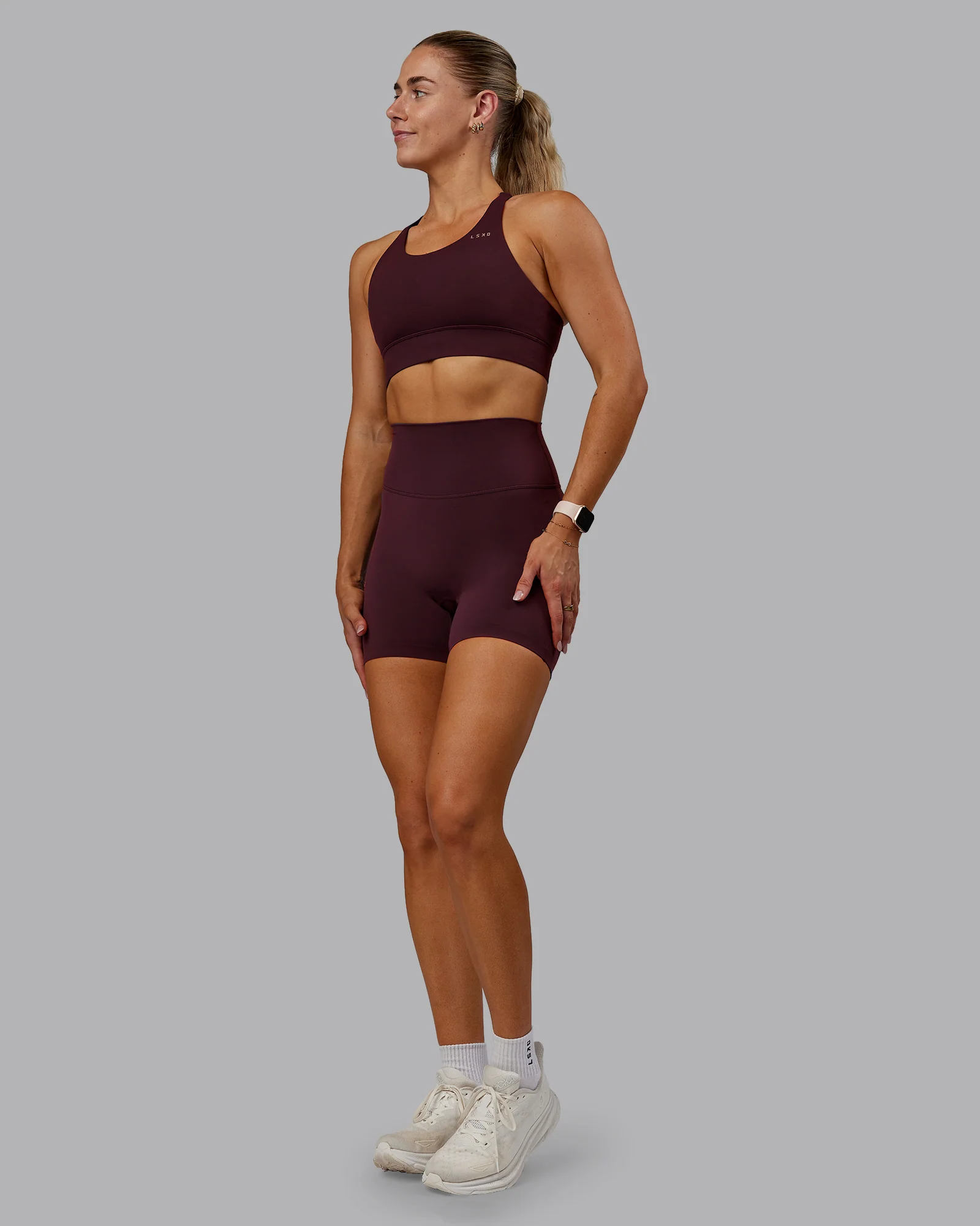 Accelerate Sports Bra - Cherry Lacquer - Image 3