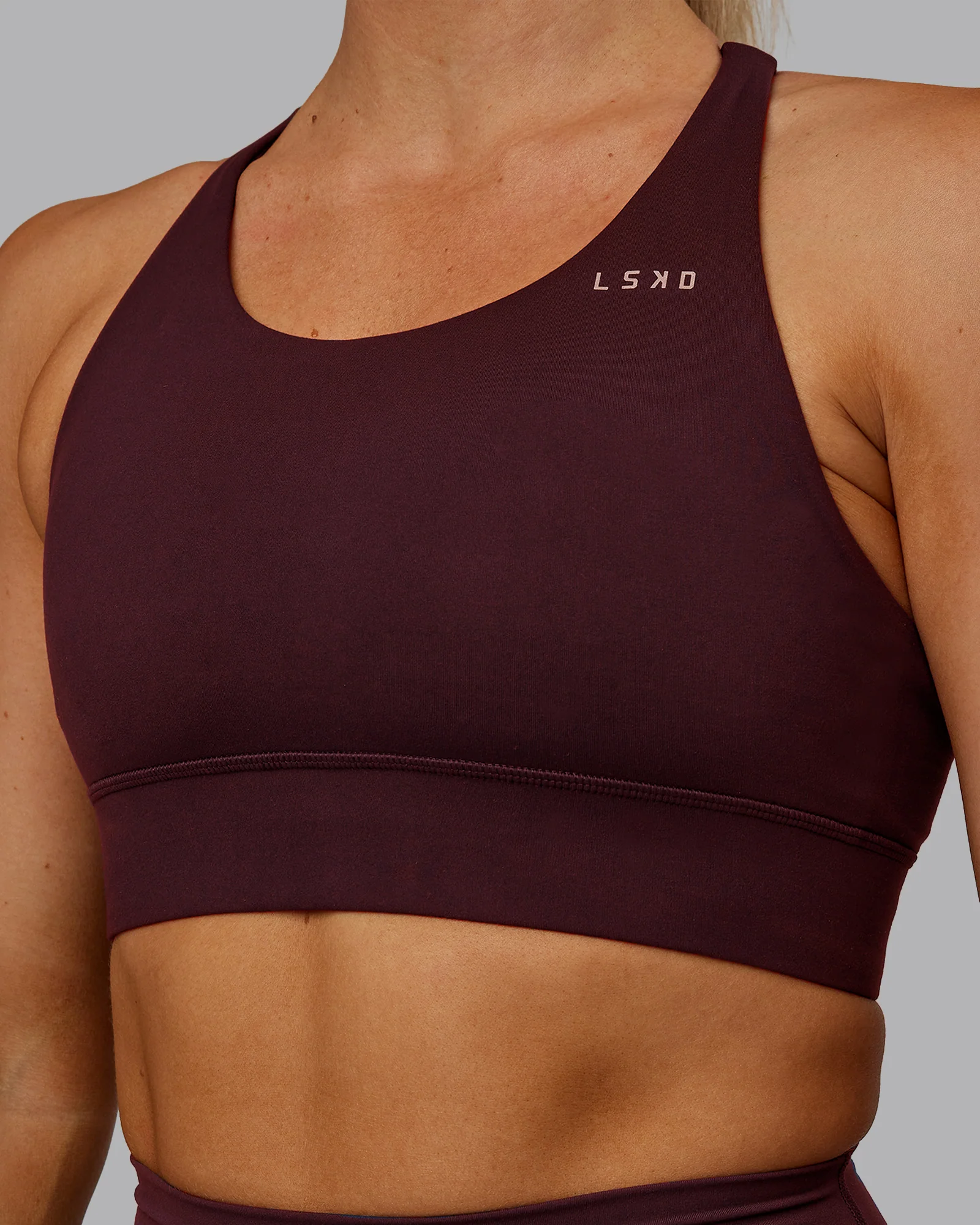 Accelerate Sports Bra - Cherry Lacquer - Image 4