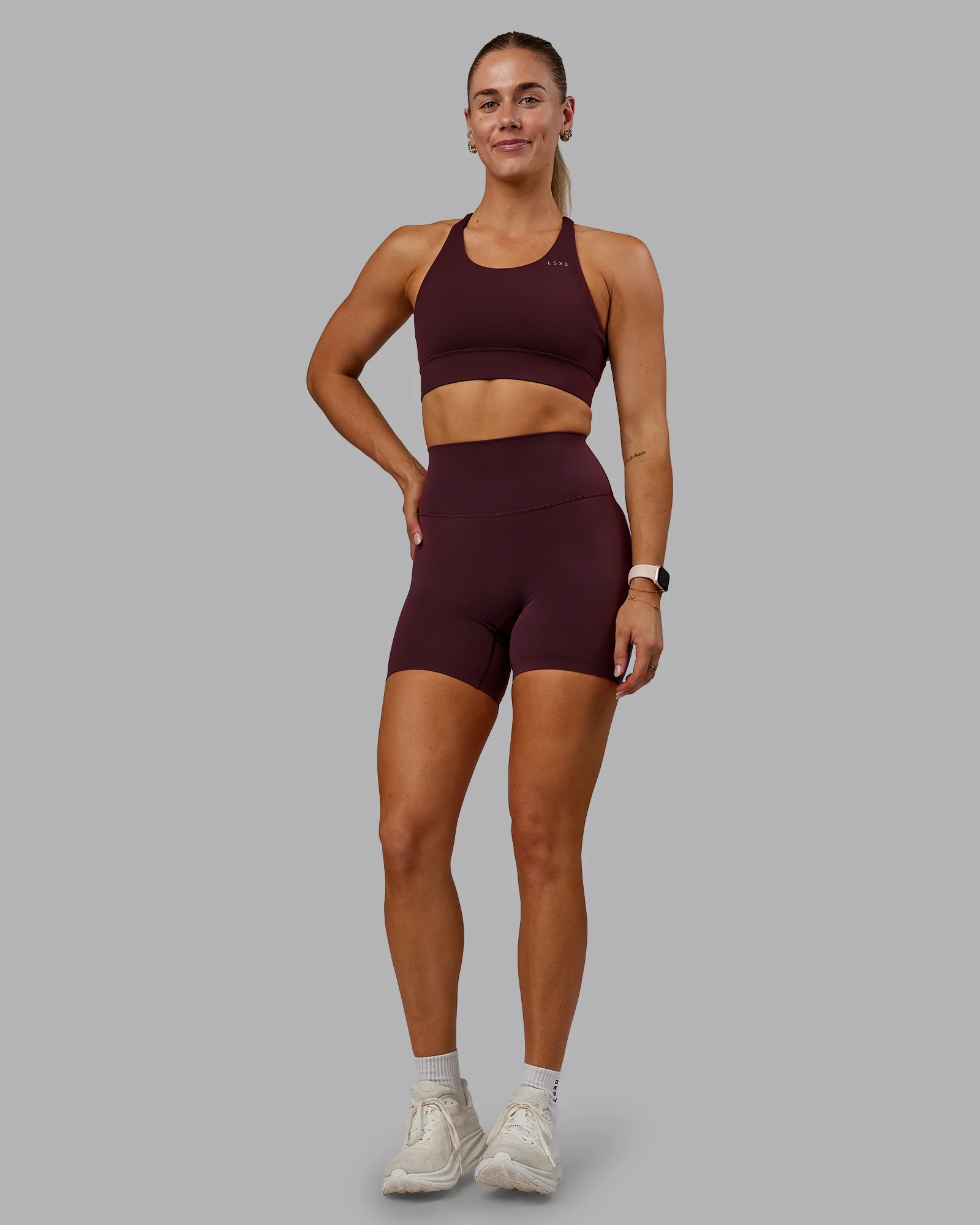 Accelerate Sports Bra - Cherry Lacquer - Image 5