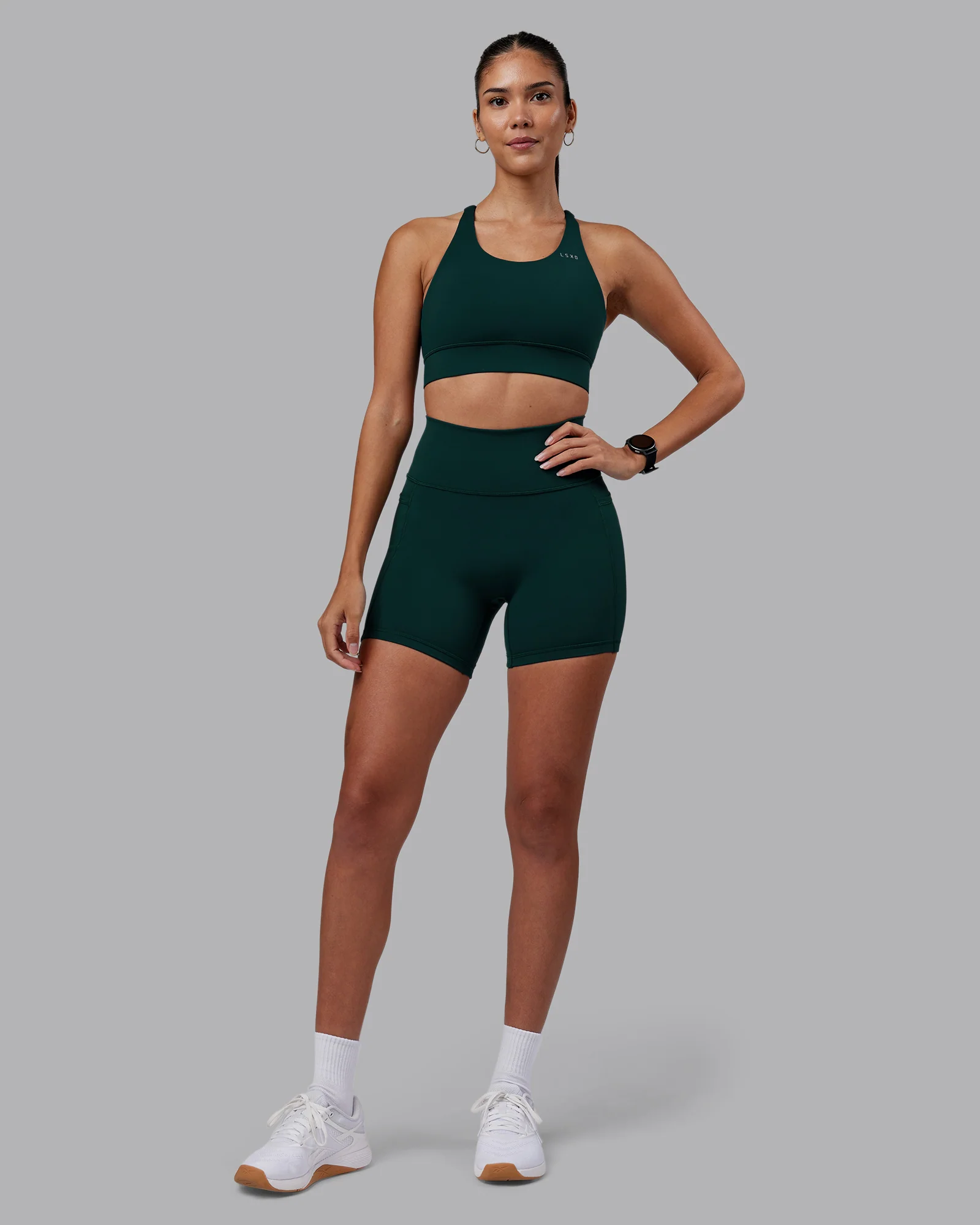 Accelerate Sports Bra - Dark Moss - Image 3