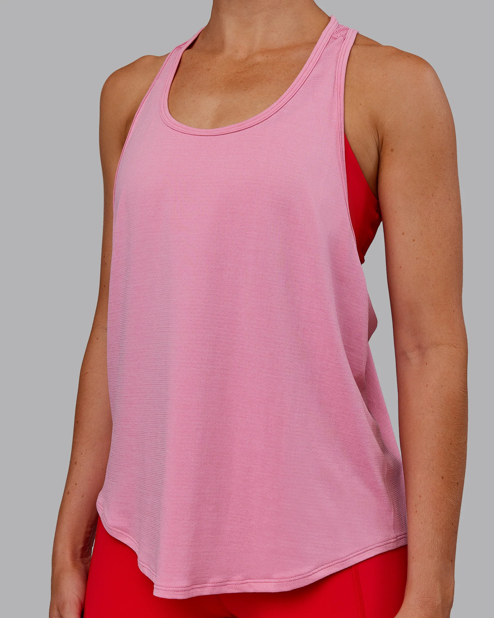 AeroFLX+ Drop Armhole Seamless Tank - Candy Pink/Candy Pink - Image 10