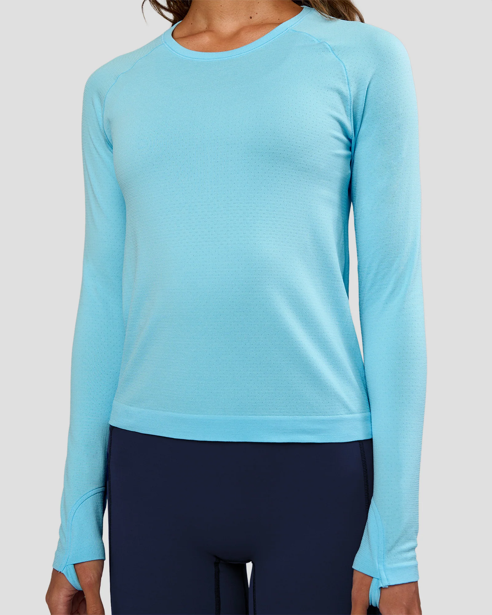 AeroFLX+ Seamless Long Sleeve Tee - Baltic Sea/Baltic Sea - Image 5