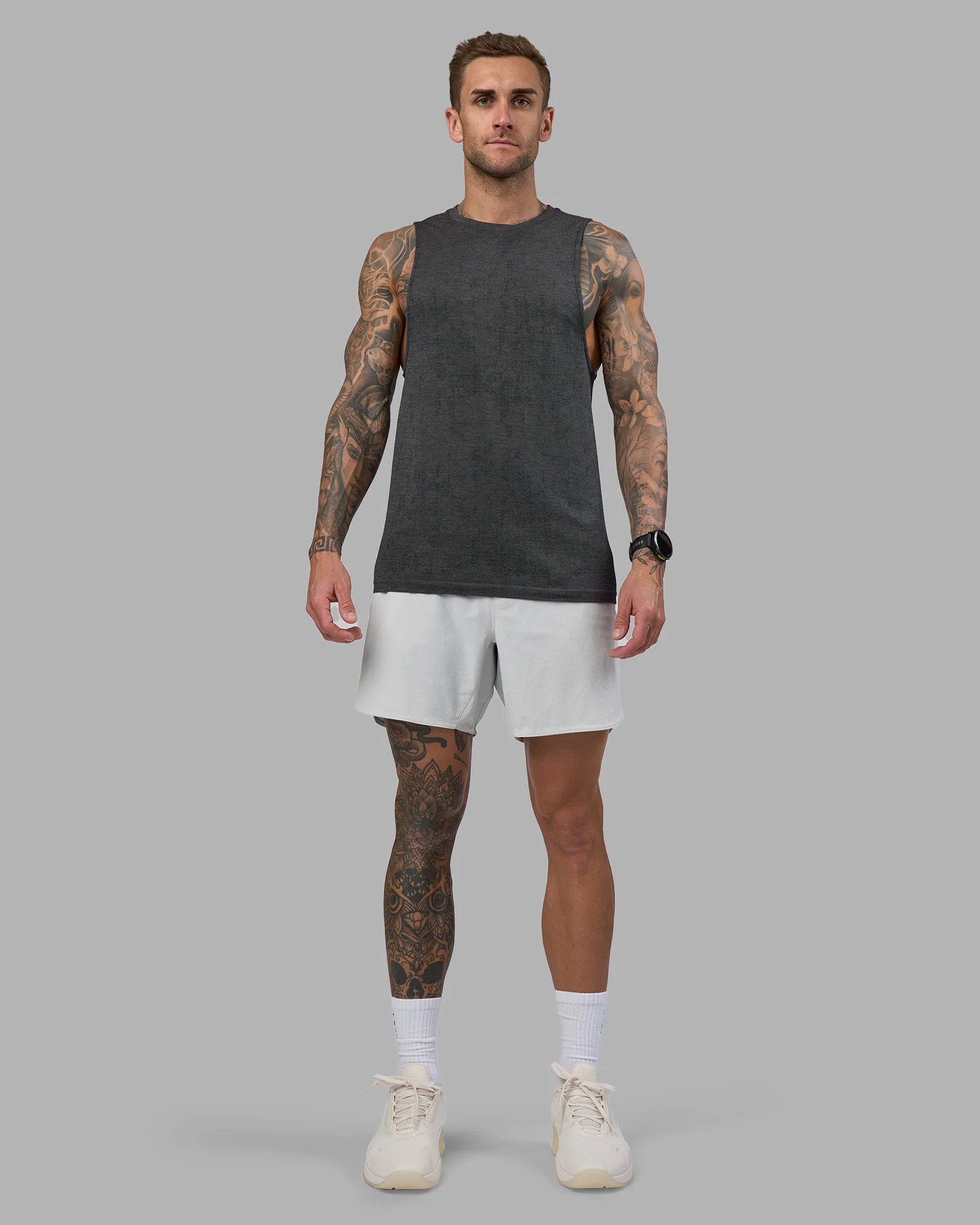 AeroFLX+ Seamless Muscle Tank - Black Camo-Graphite - Image 5