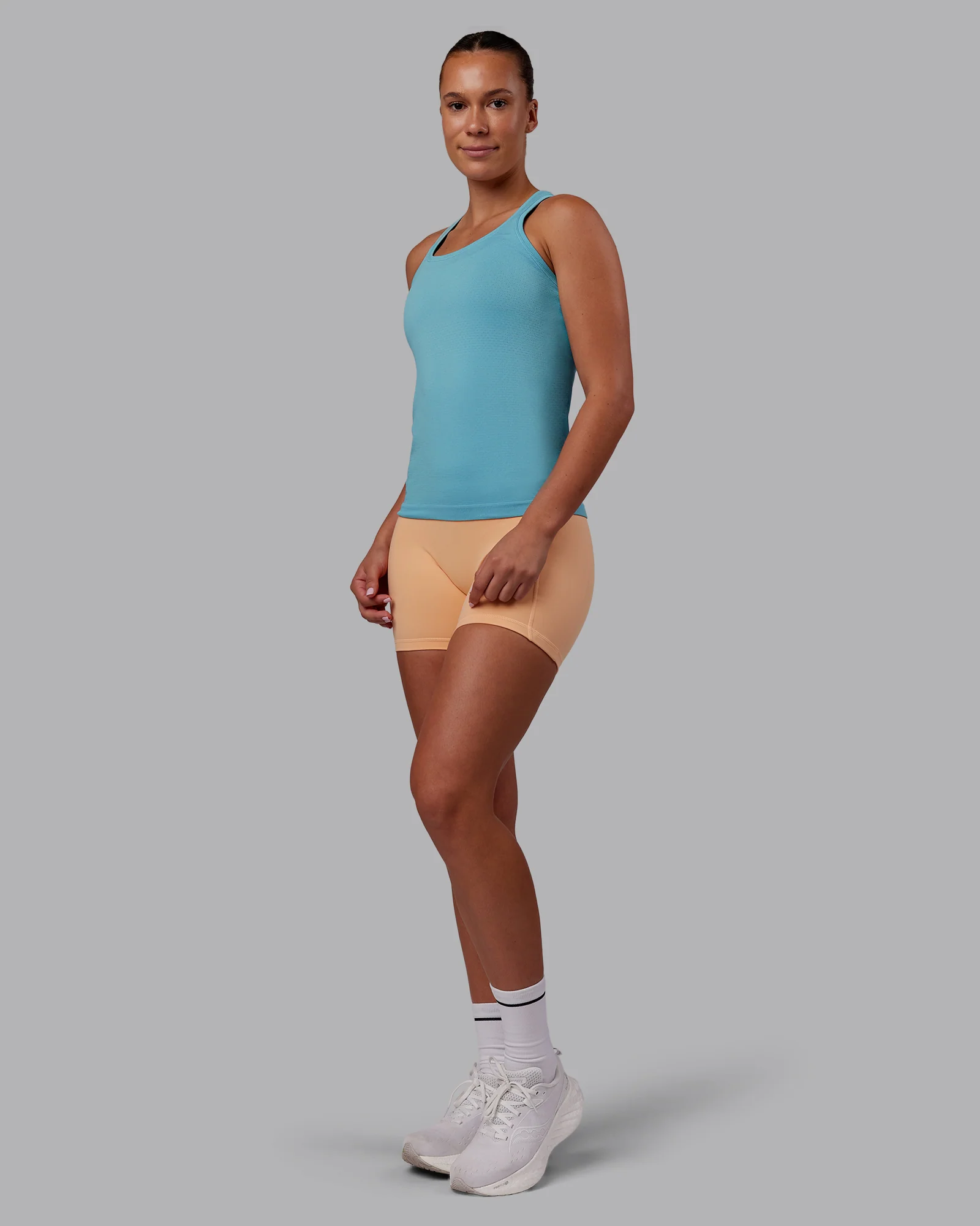 AeroFLX+ Seamless Tank - Retro Blue/Retro Blue - Image 4