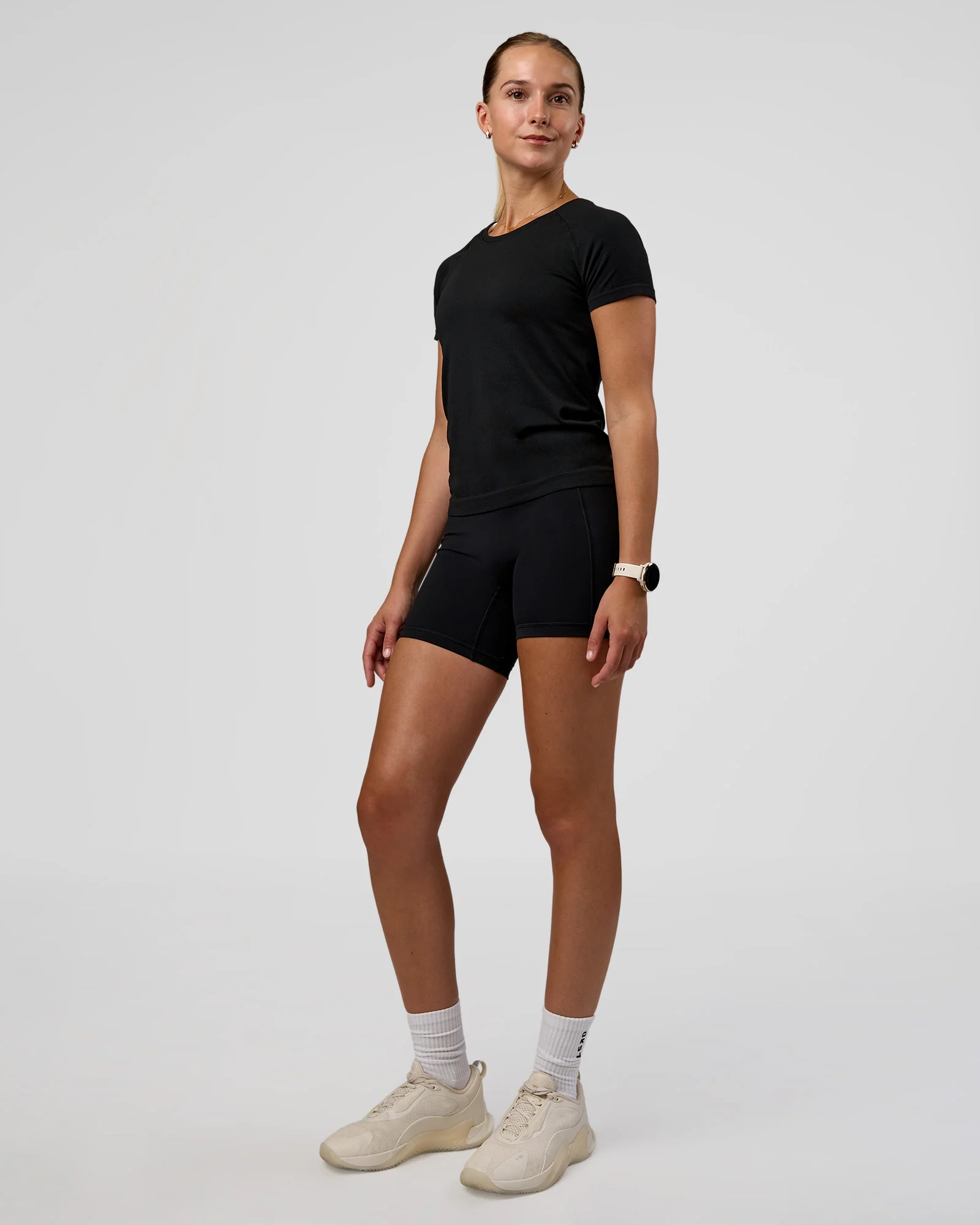 AeroFLX+ Seamless Tee - Black/Black - Image 4