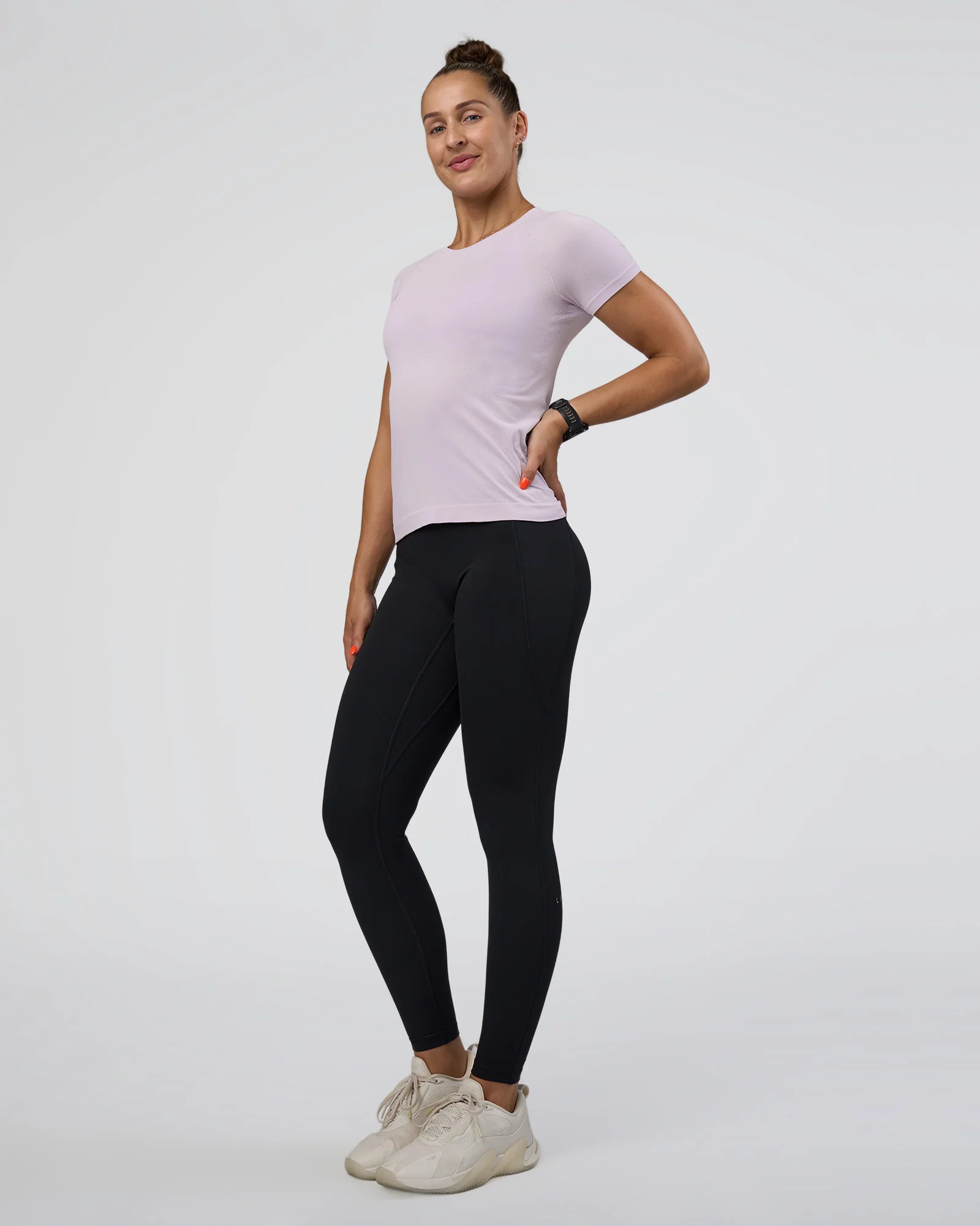 AeroFLX+ Seamless Tee - Fair Orchid/Fair Orchid - Image 3