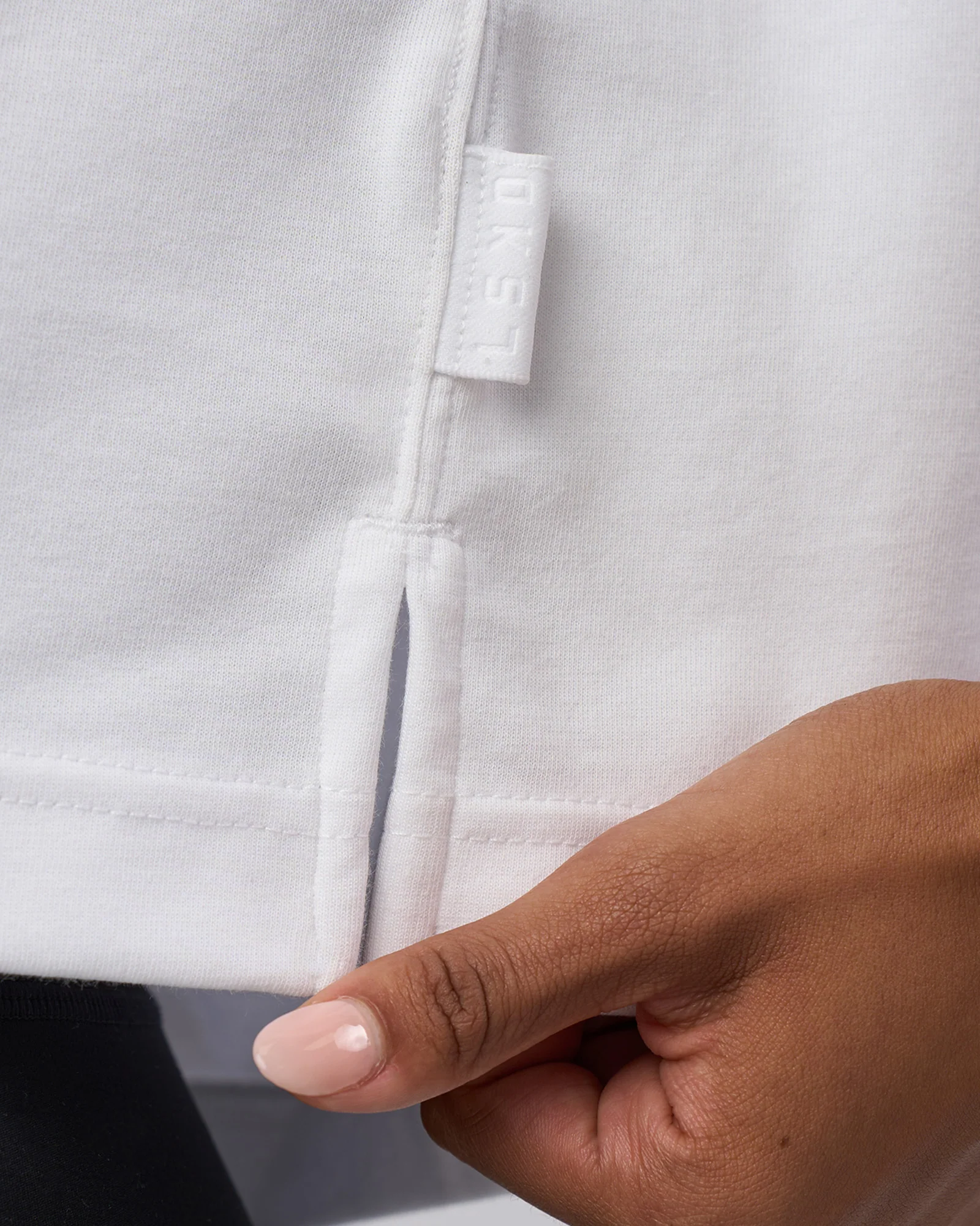 AfterDark ZeroCrease Cropped Tee - White - Image 5
