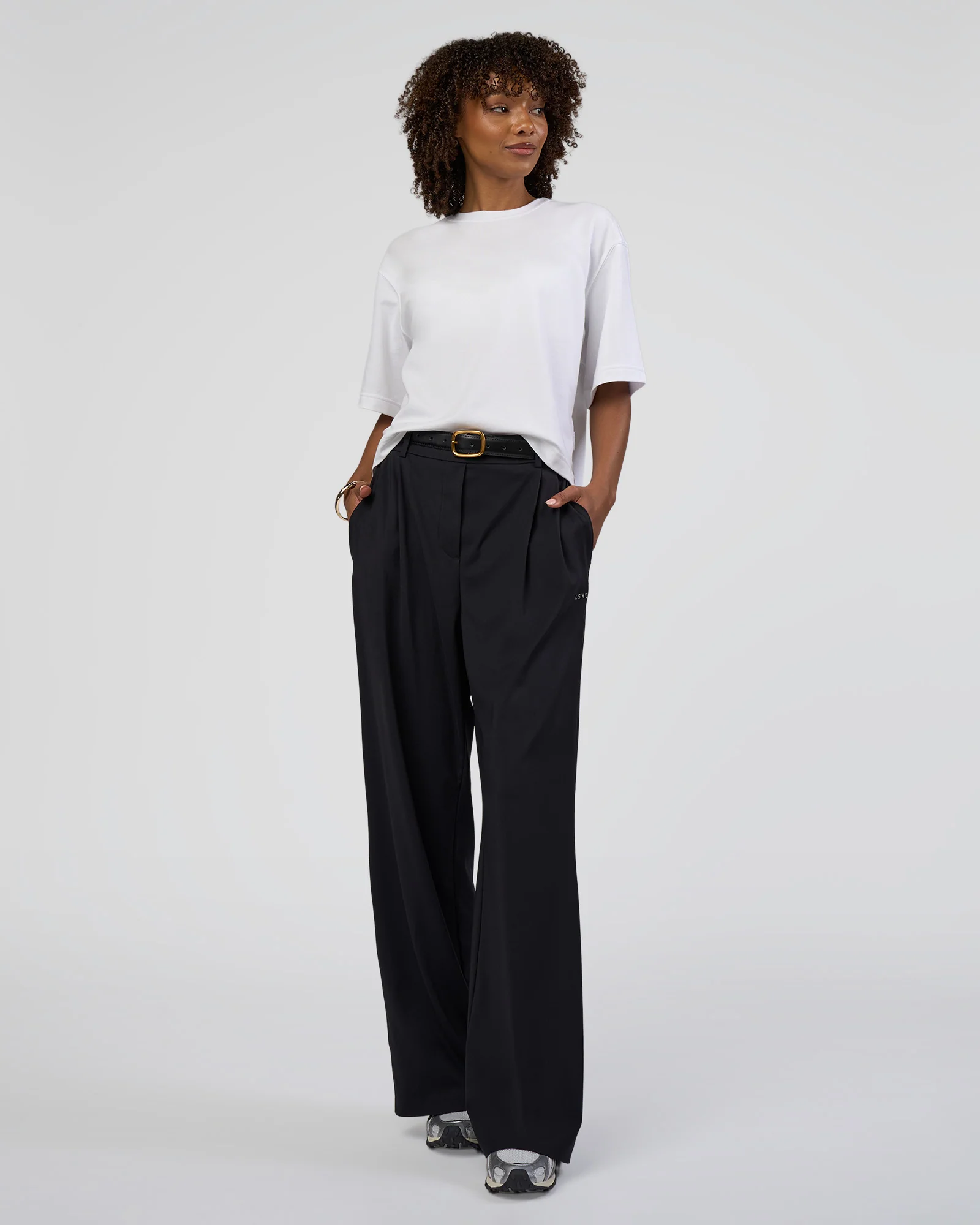 AfterDark ZeroCrease Cropped Tee - White - Image 6