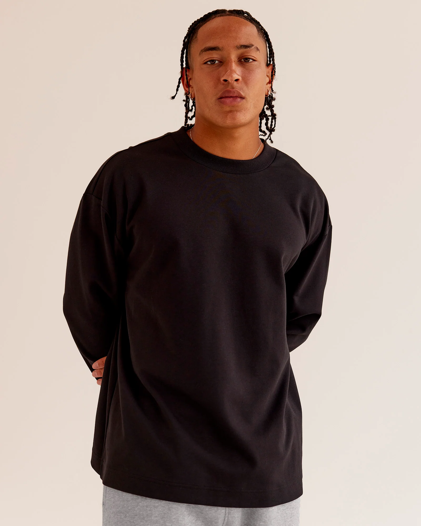 AfterDark ZeroCrease Long Sleeve Tee - Black - Image 2