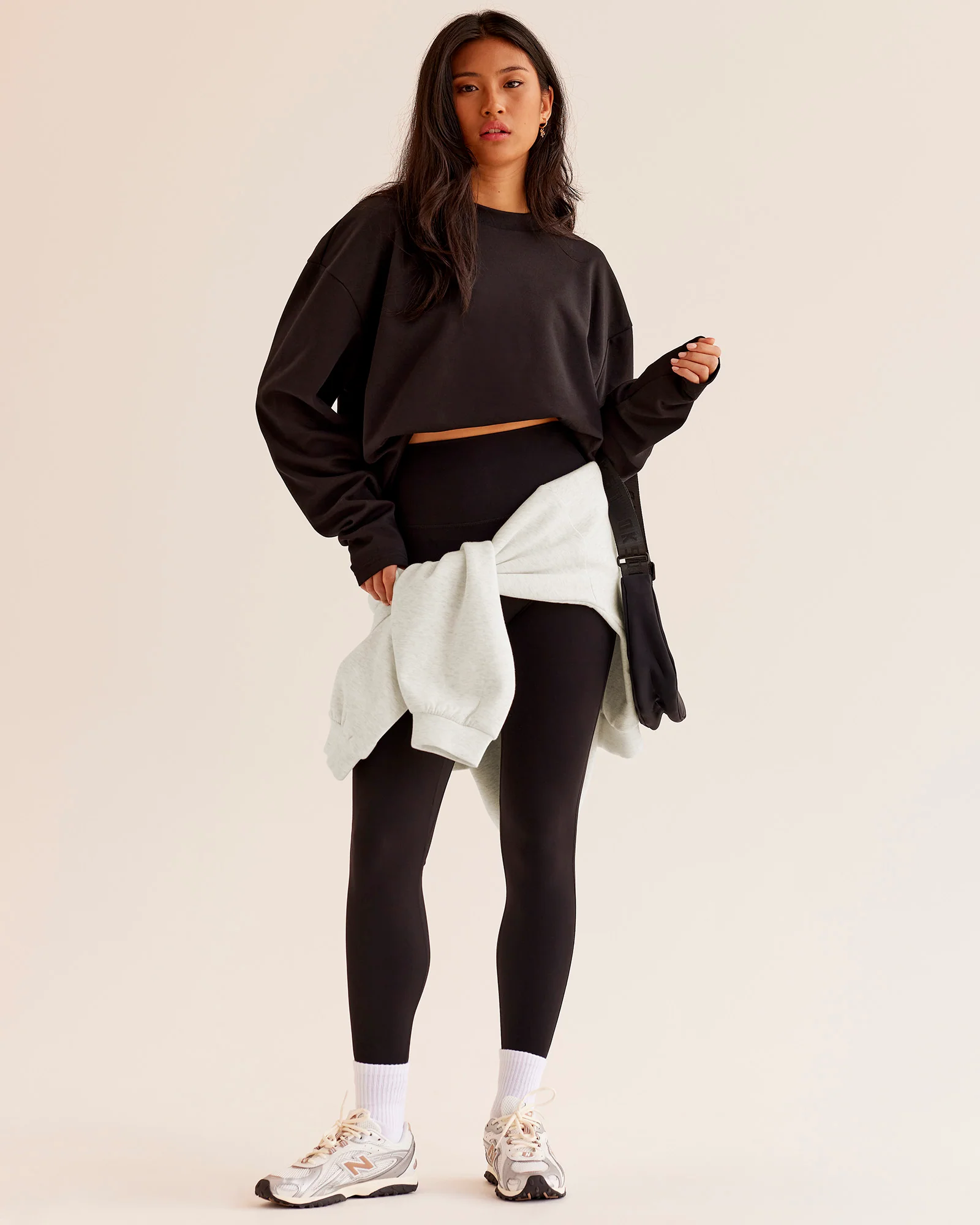 AfterDark ZeroCrease Long Sleeve Tee - Black - Image 4