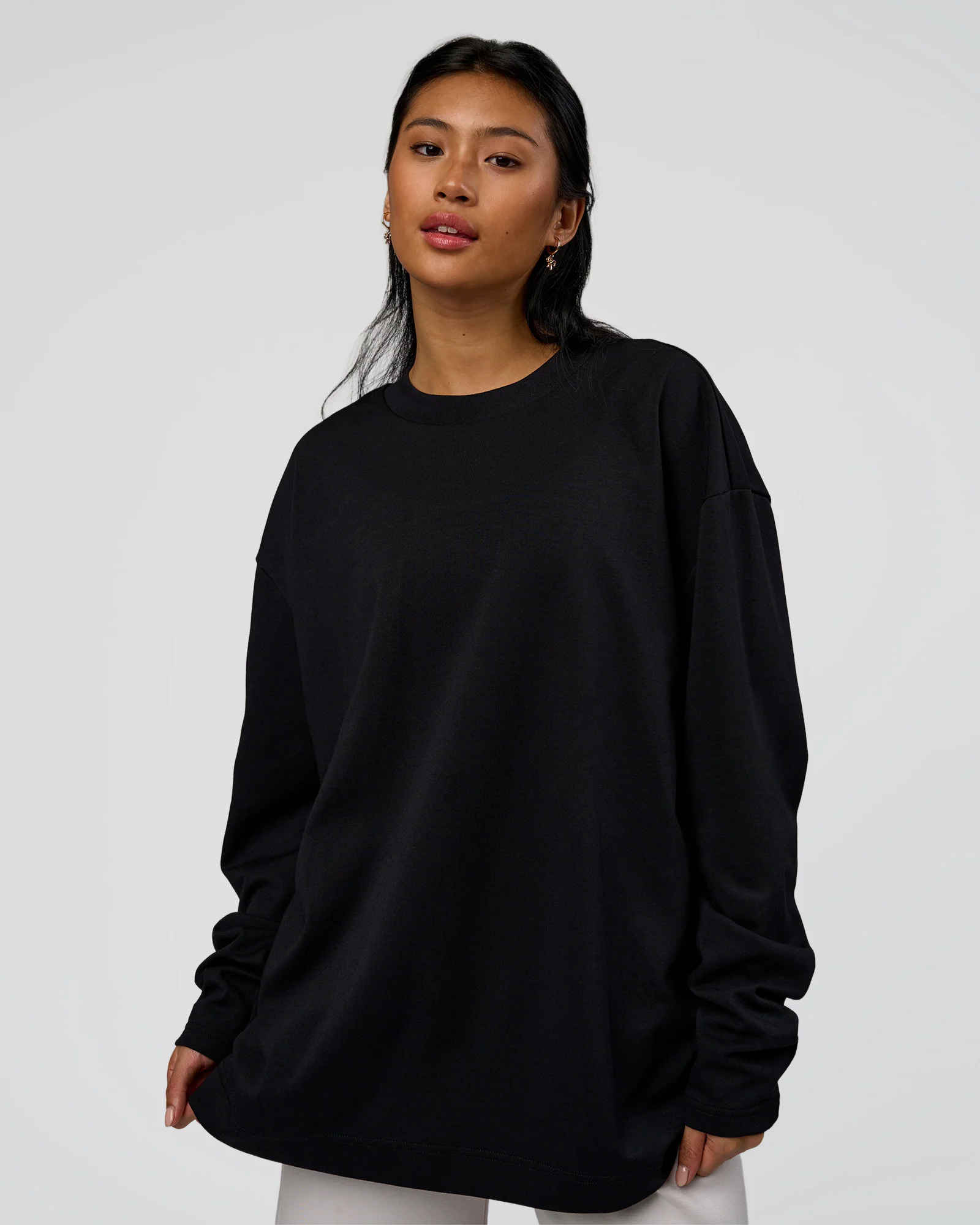 AfterDark ZeroCrease Long Sleeve Tee - Black - Image 5
