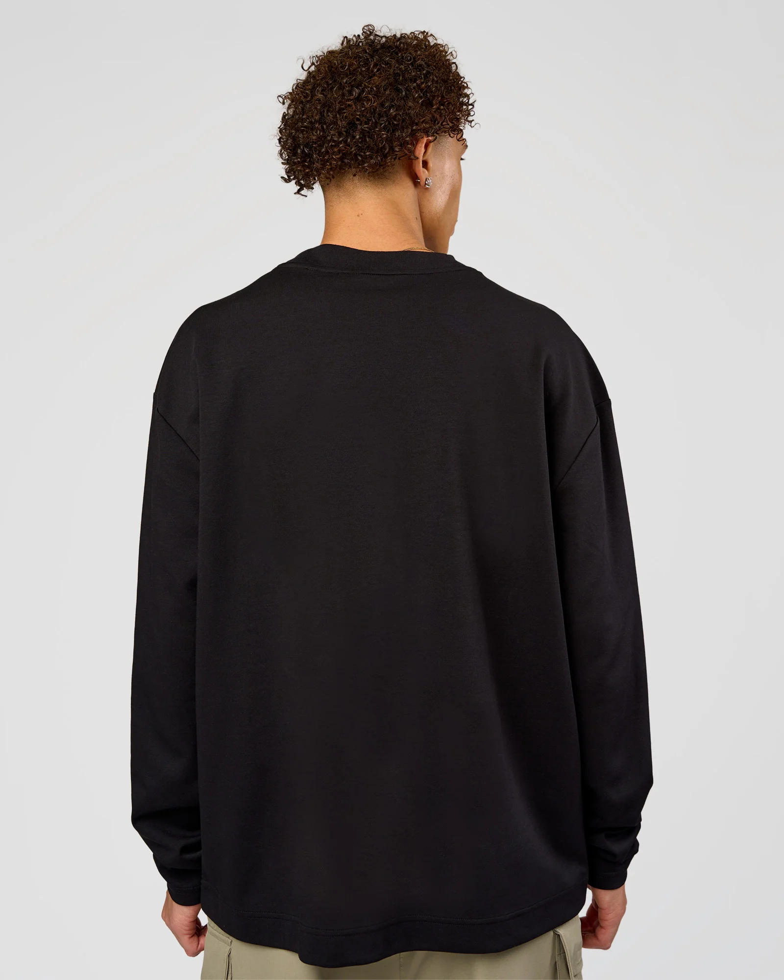 AfterDark ZeroCrease Long Sleeve Tee - Black - Image 6