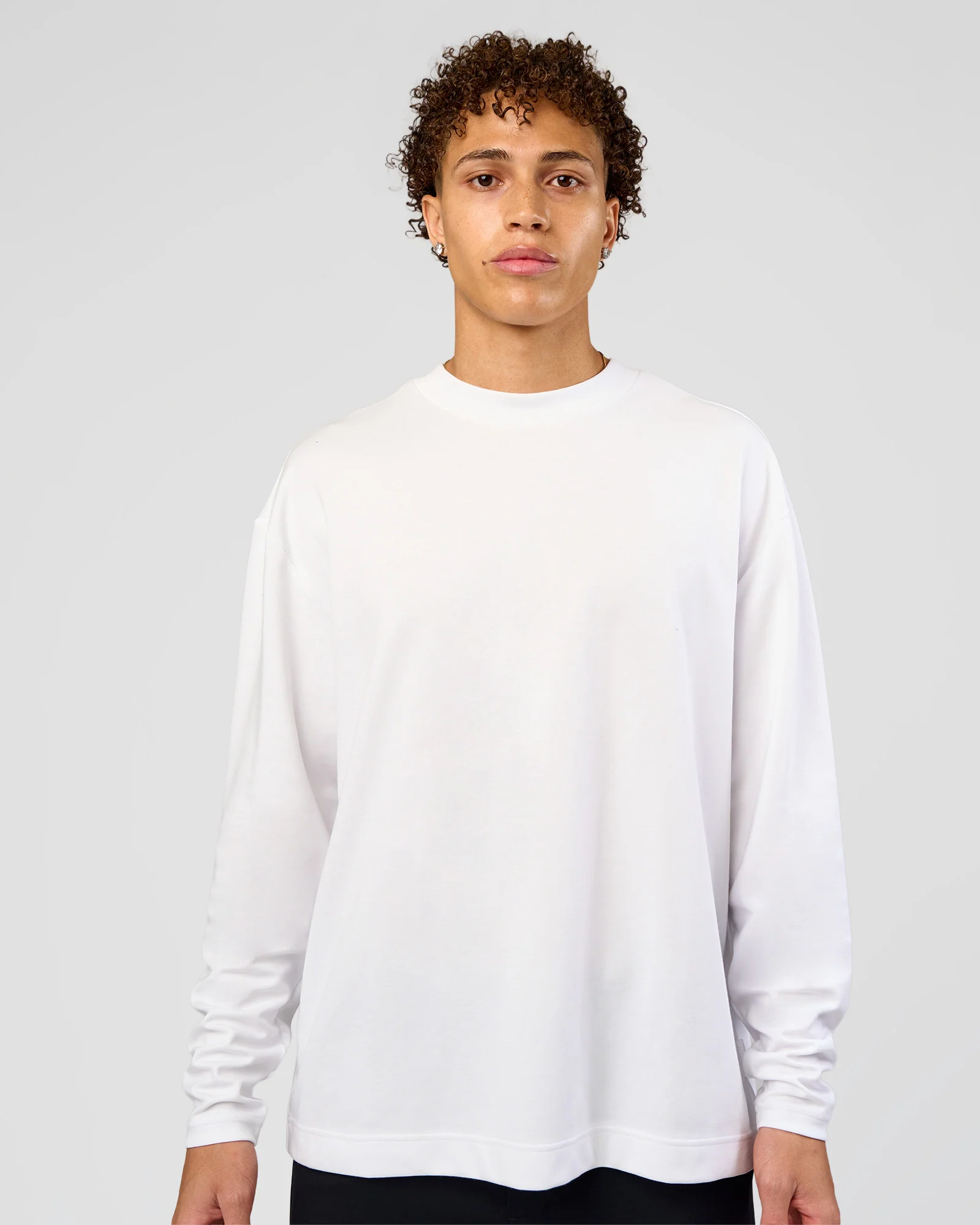 AfterDark ZeroCrease Long Sleeve Tee - White - Image 12
