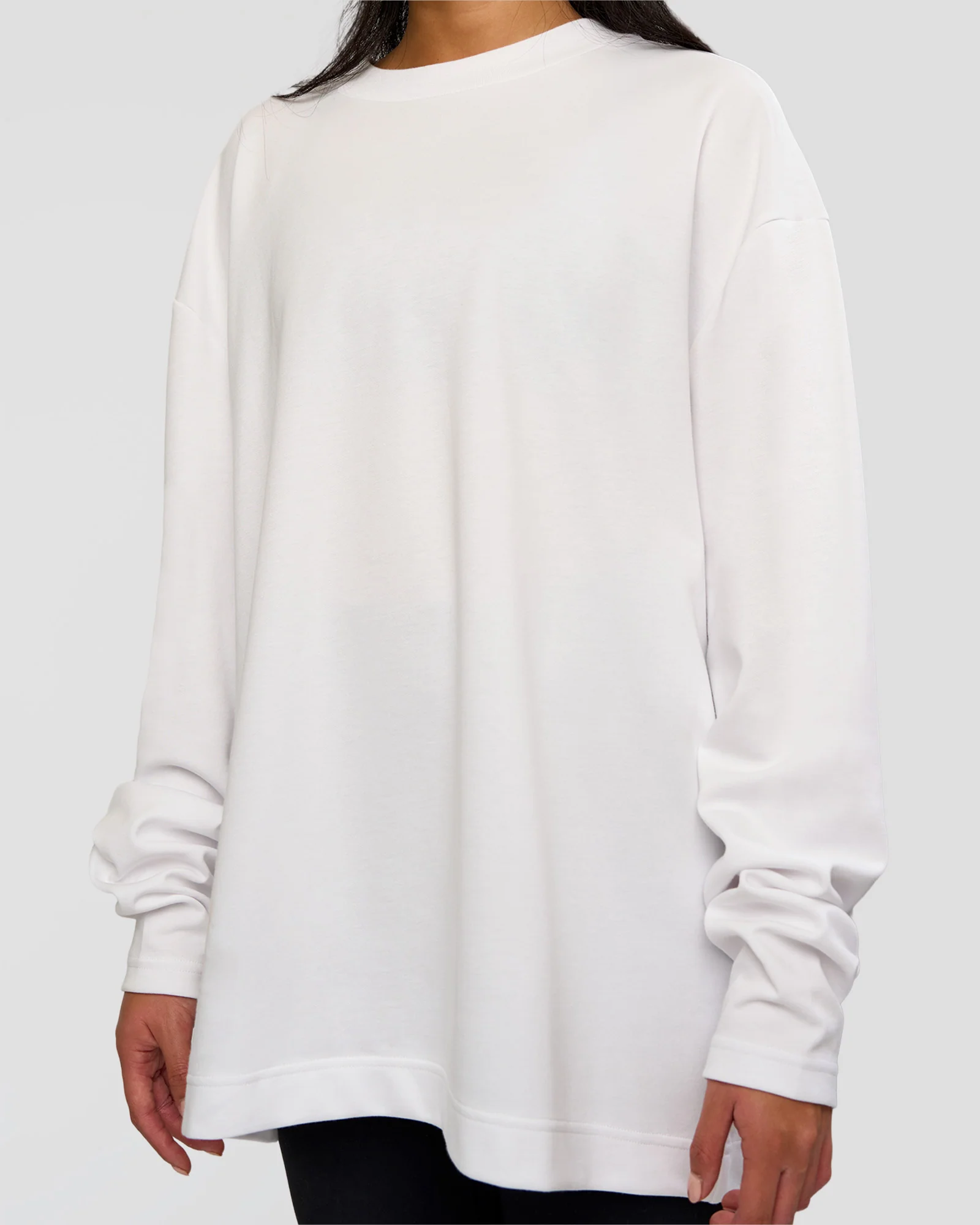 AfterDark ZeroCrease Long Sleeve Tee - White - Image 13