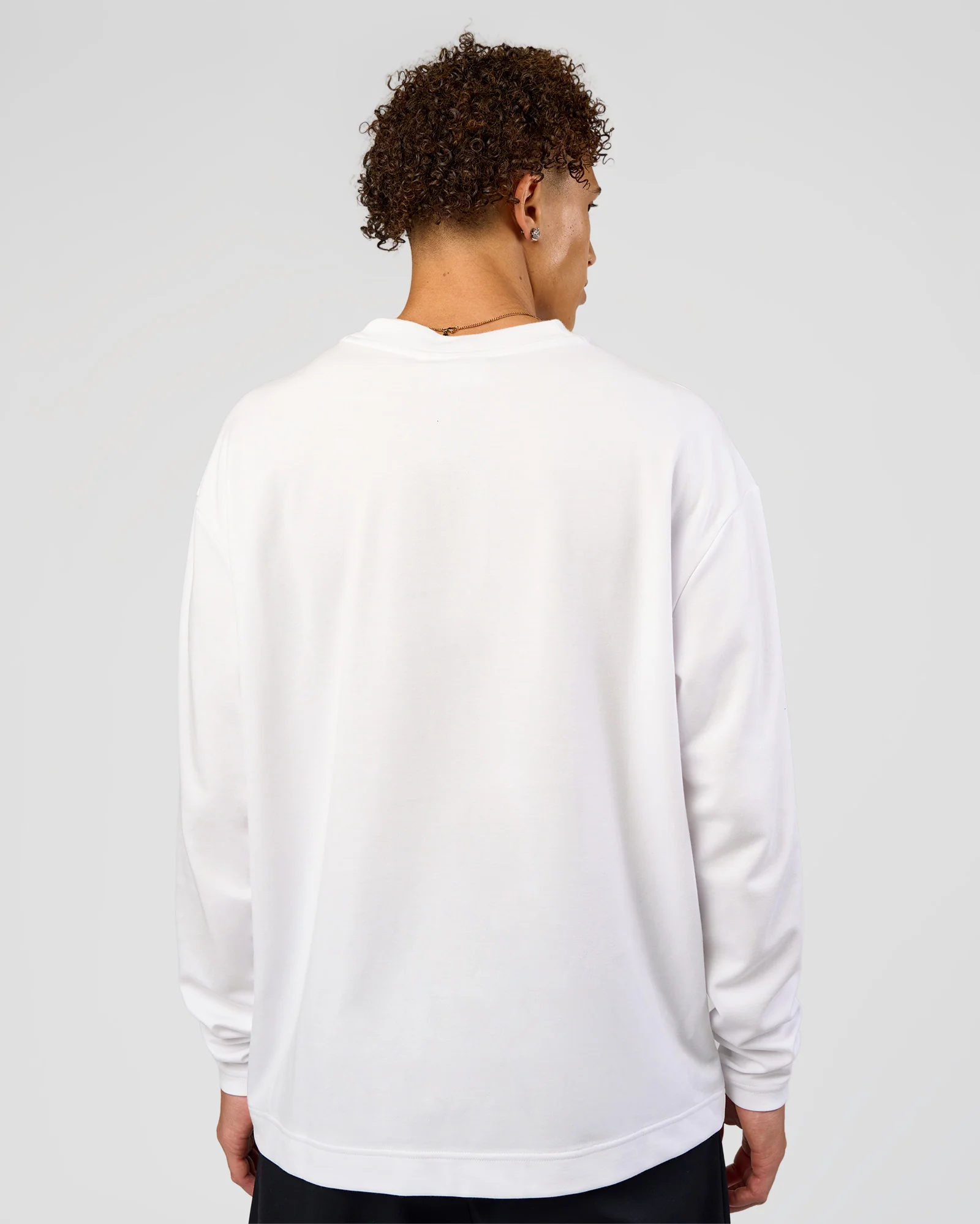 AfterDark ZeroCrease Long Sleeve Tee - White - Image 6