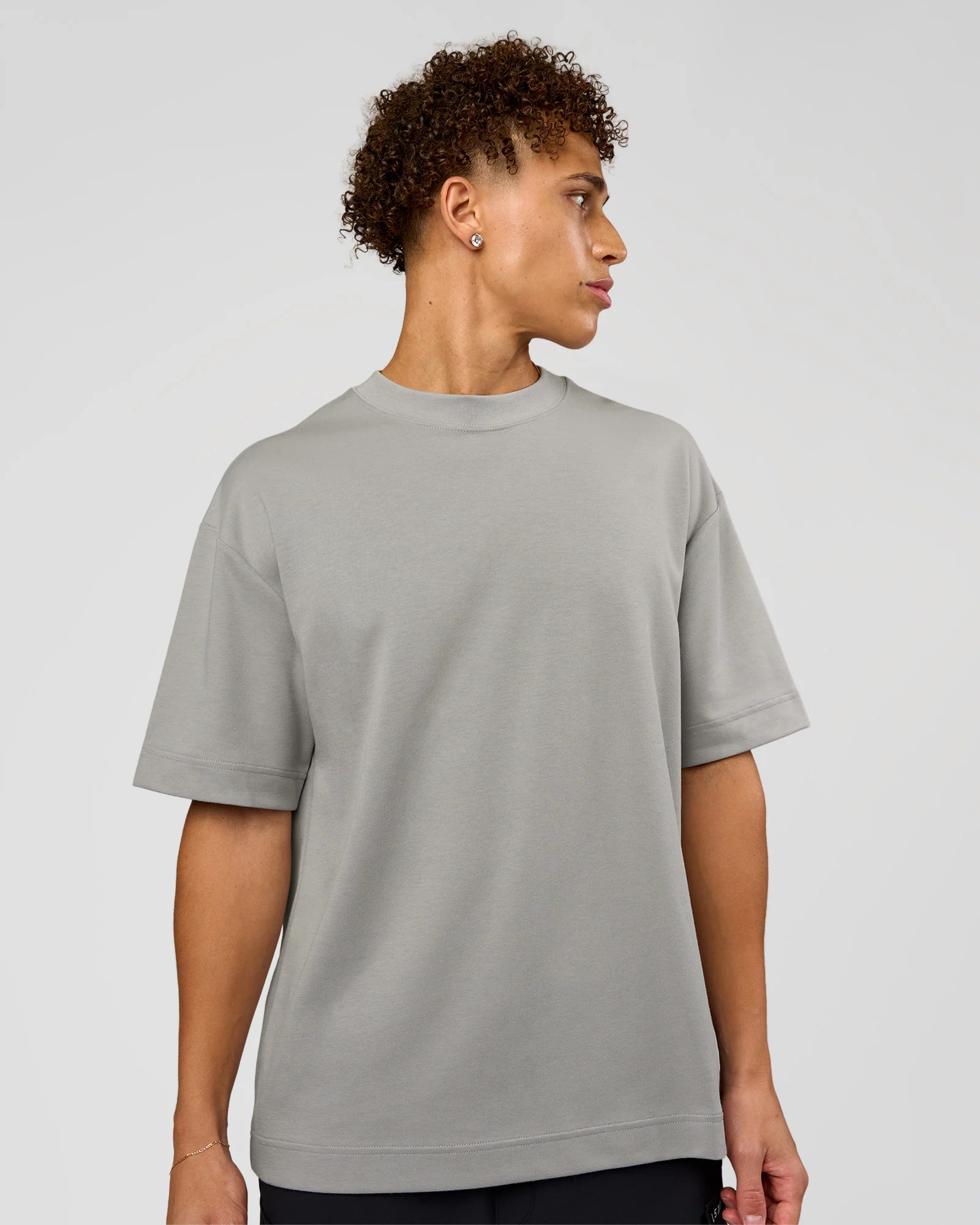 AfterDark ZeroCrease Oversized Tee - Alloy - Image 2