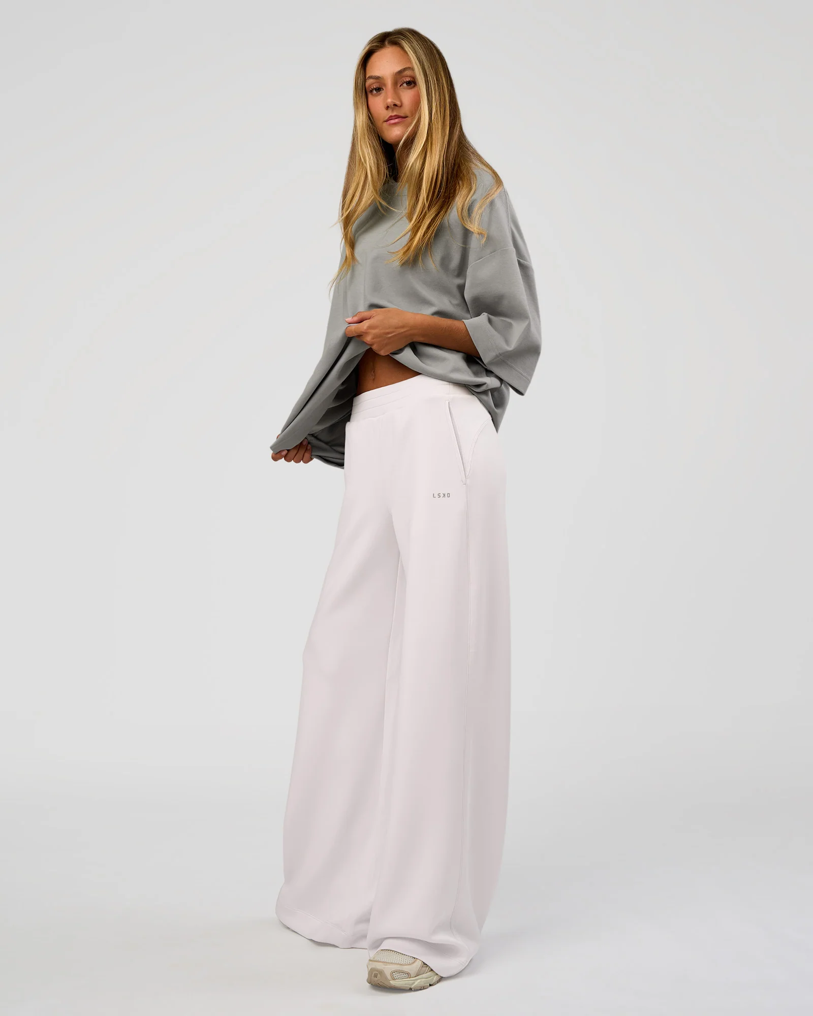 AfterDark ZeroCrease Oversized Tee - Alloy - Image 5
