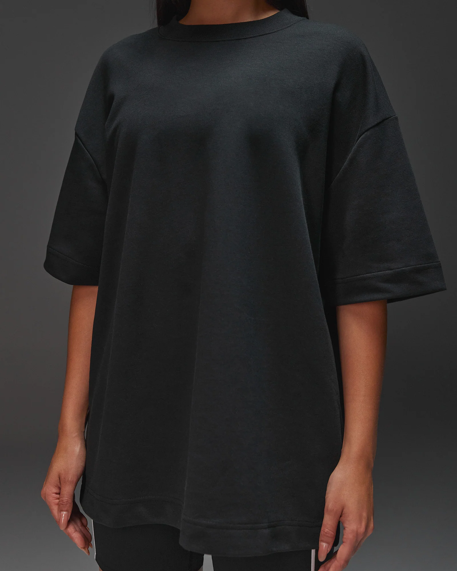 AfterDark ZeroCrease Oversized Tee - Black - Image 16