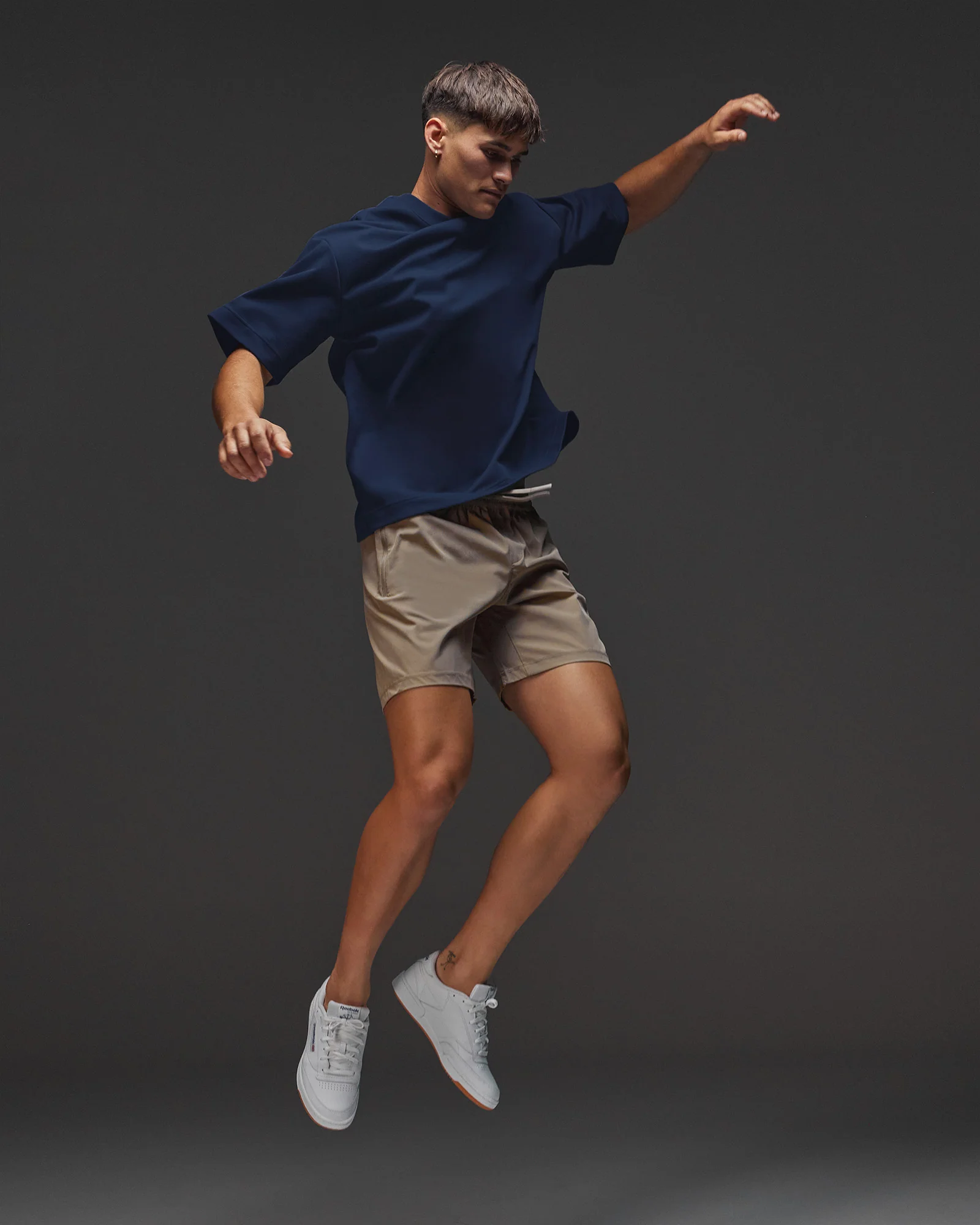 AfterDark ZeroCrease Oversized Tee - Future Navy - Image 3