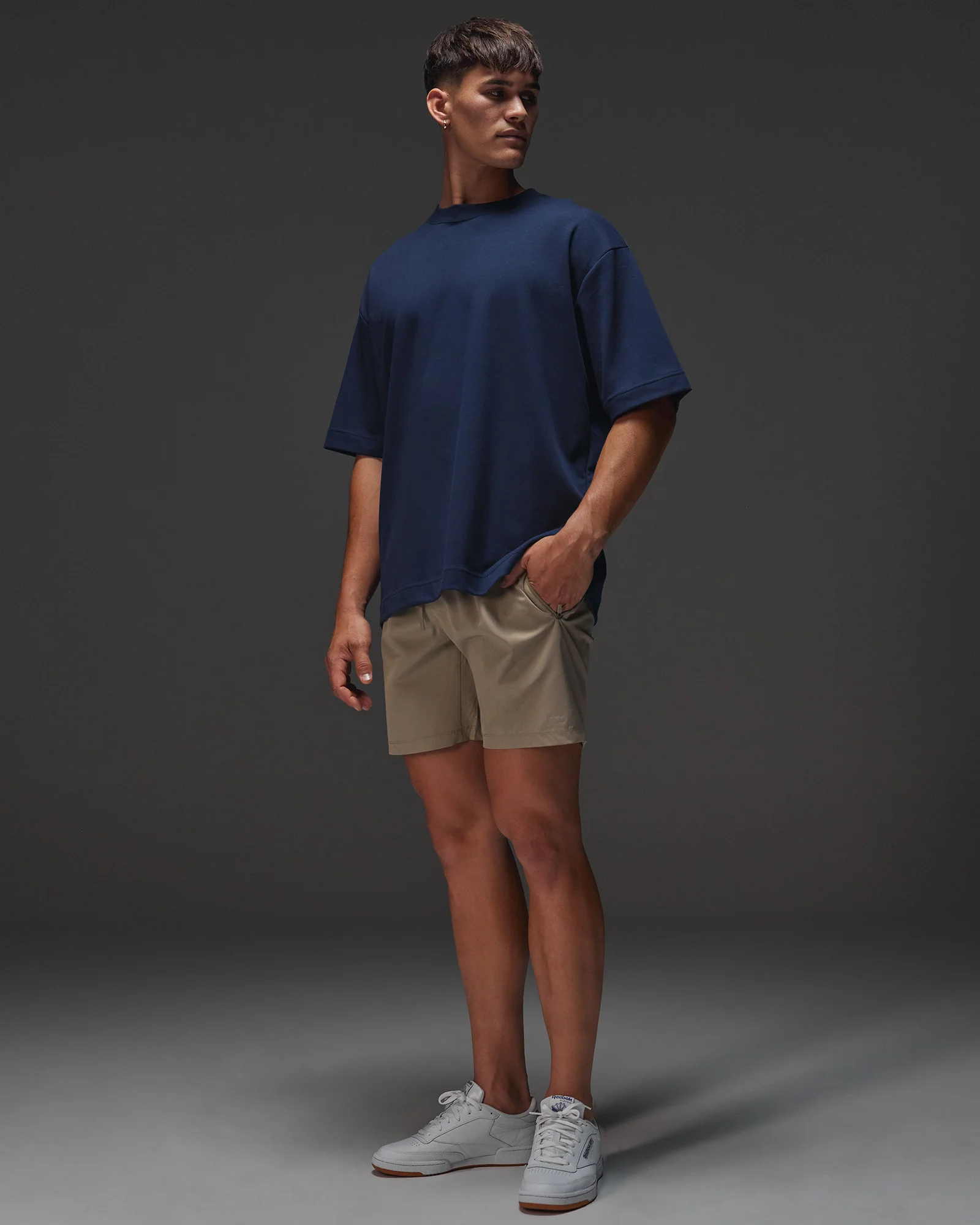 AfterDark ZeroCrease Oversized Tee - Future Navy - Image 4