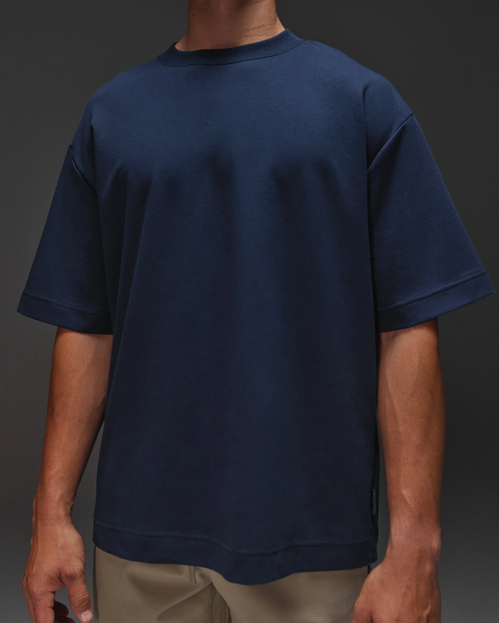 AfterDark ZeroCrease Oversized Tee - Future Navy - Image 9