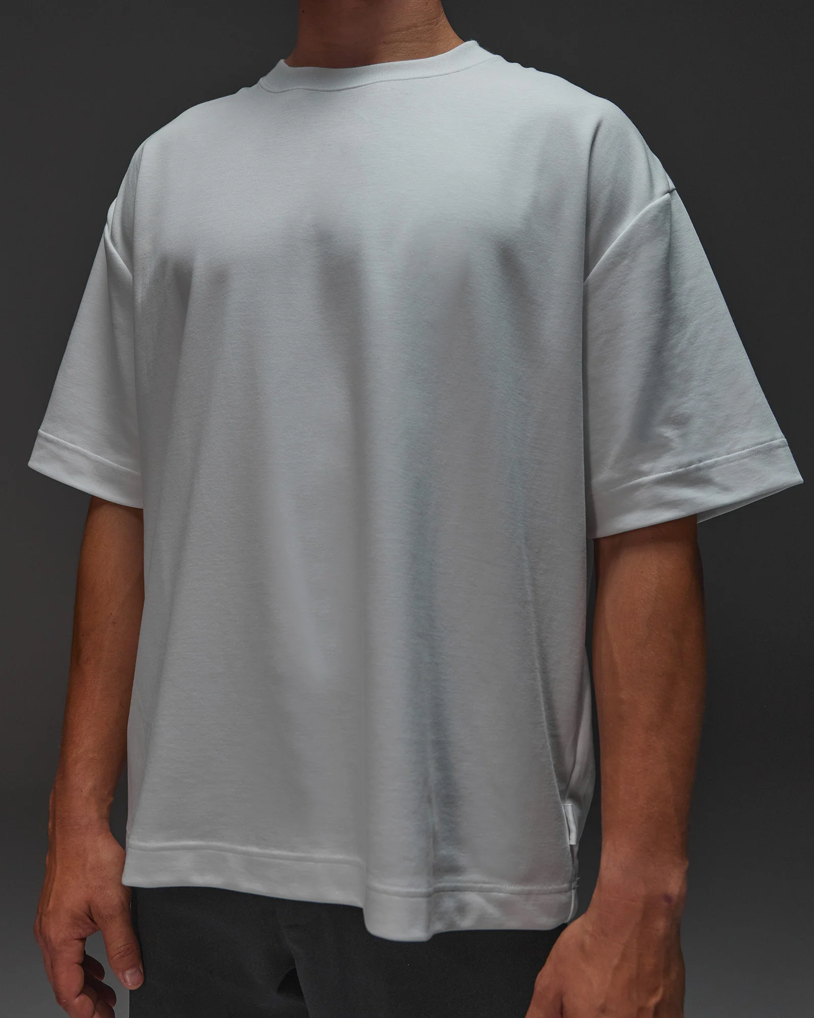 AfterDark ZeroCrease Oversized Tee - White - Image 11