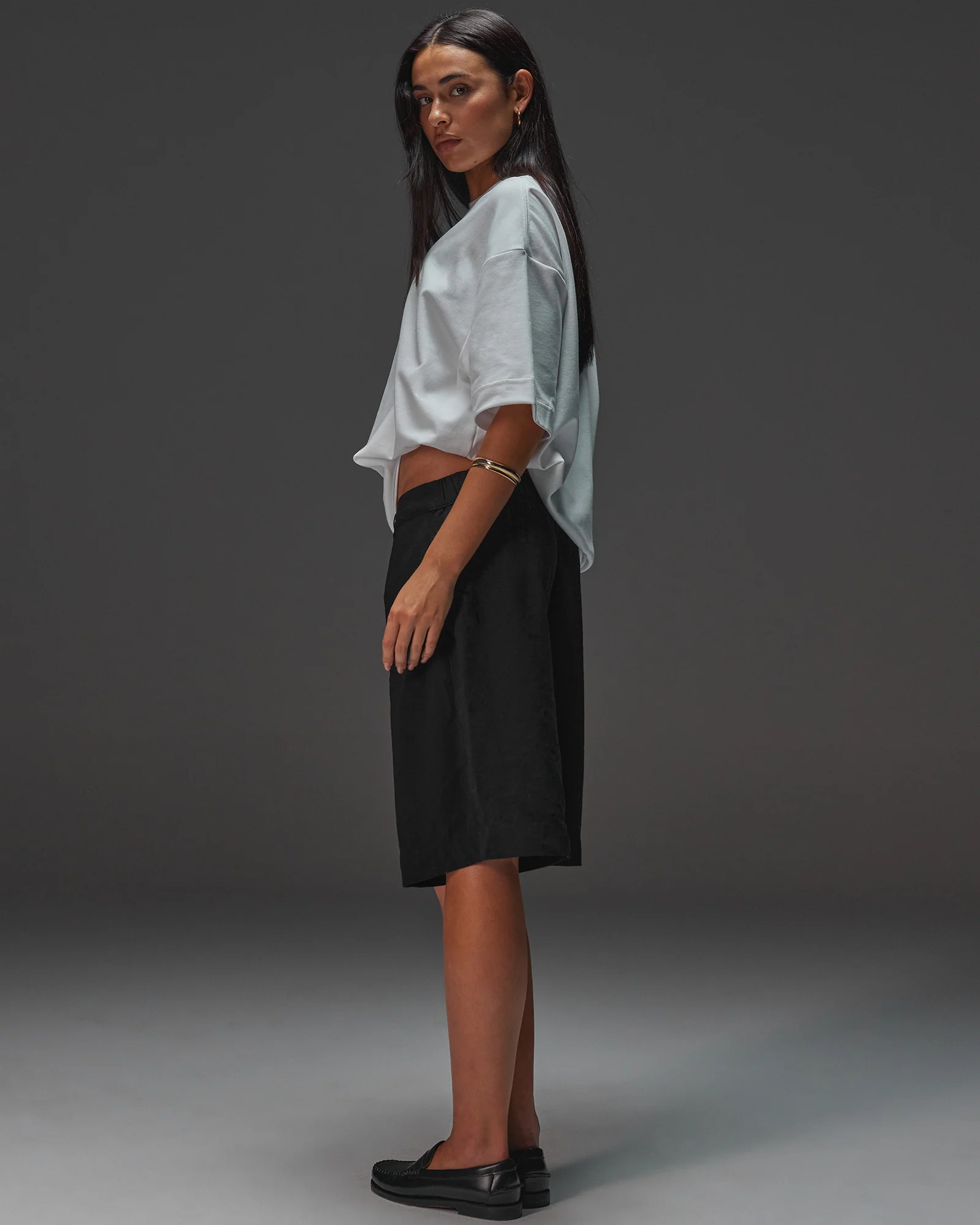 AfterDark ZeroCrease Oversized Tee - White - Image 14